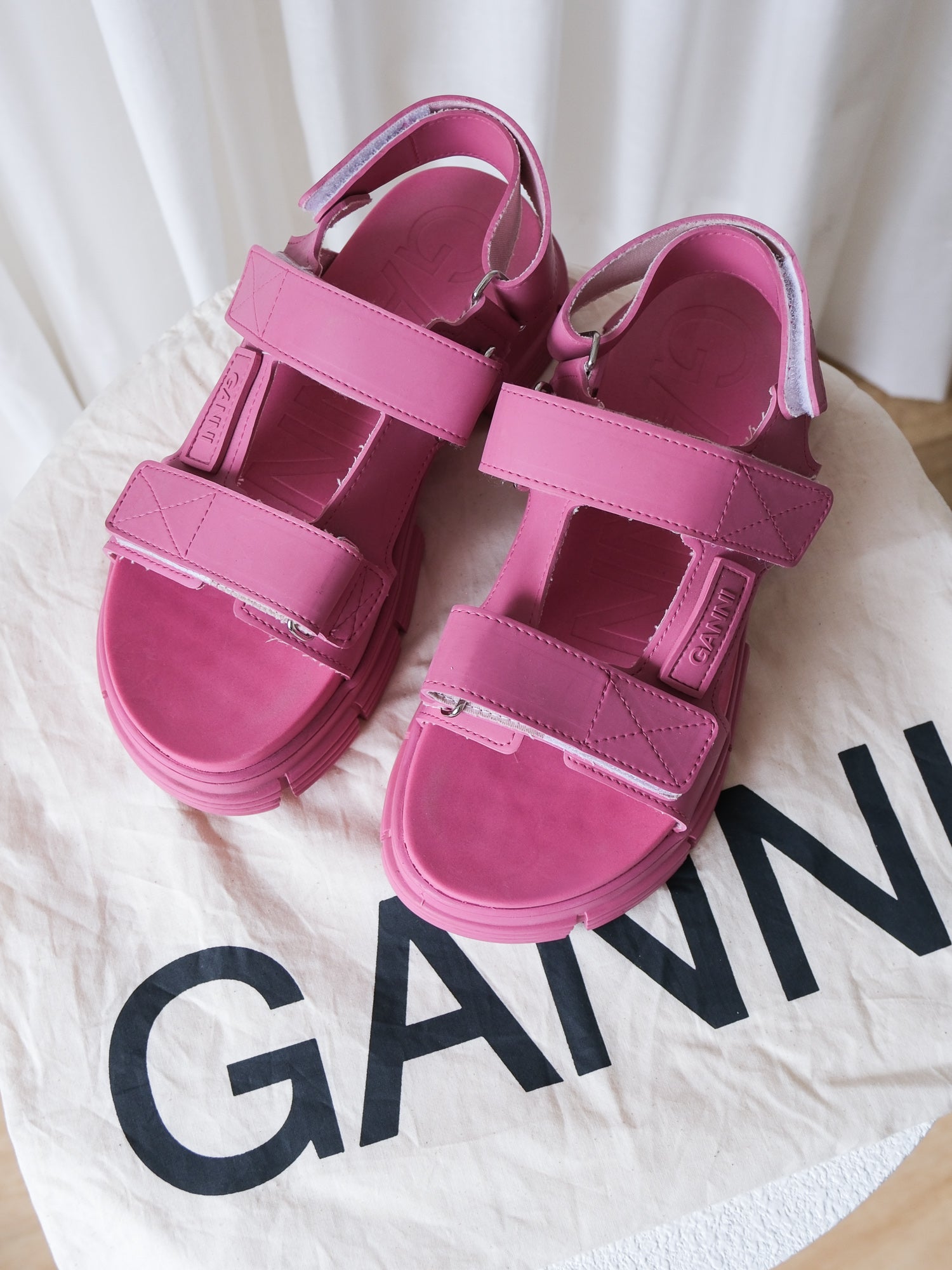 Rubber Dad Sandals, Size 37