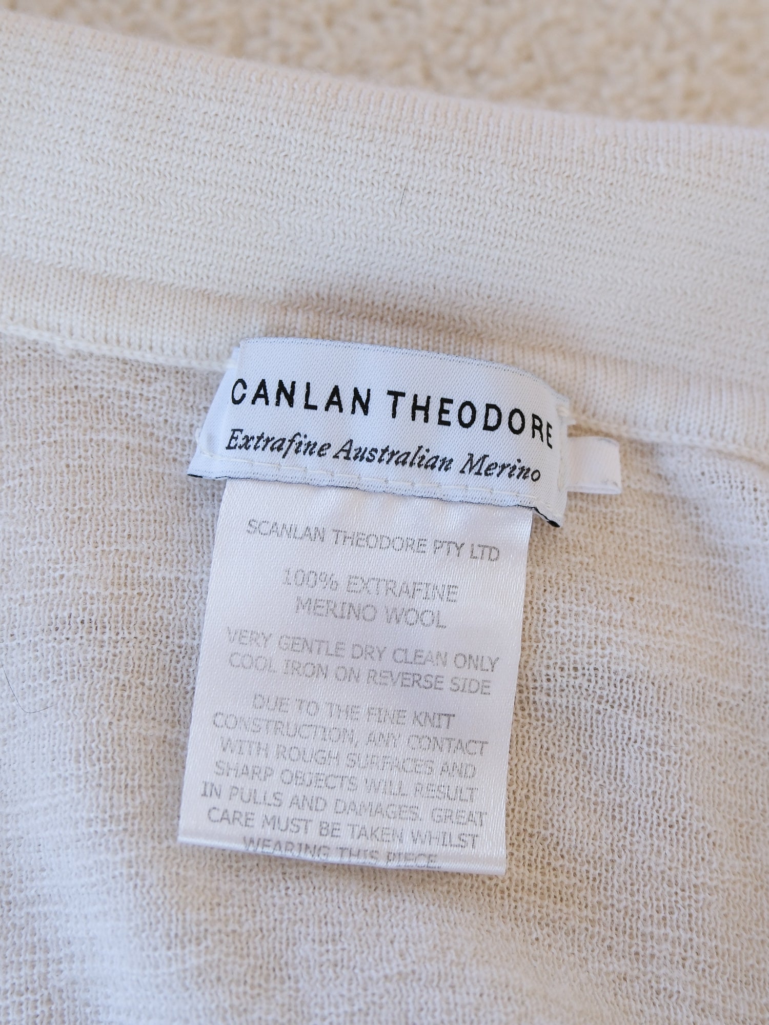 Babywool Extrafine Merino Knit Cardigan, Size S