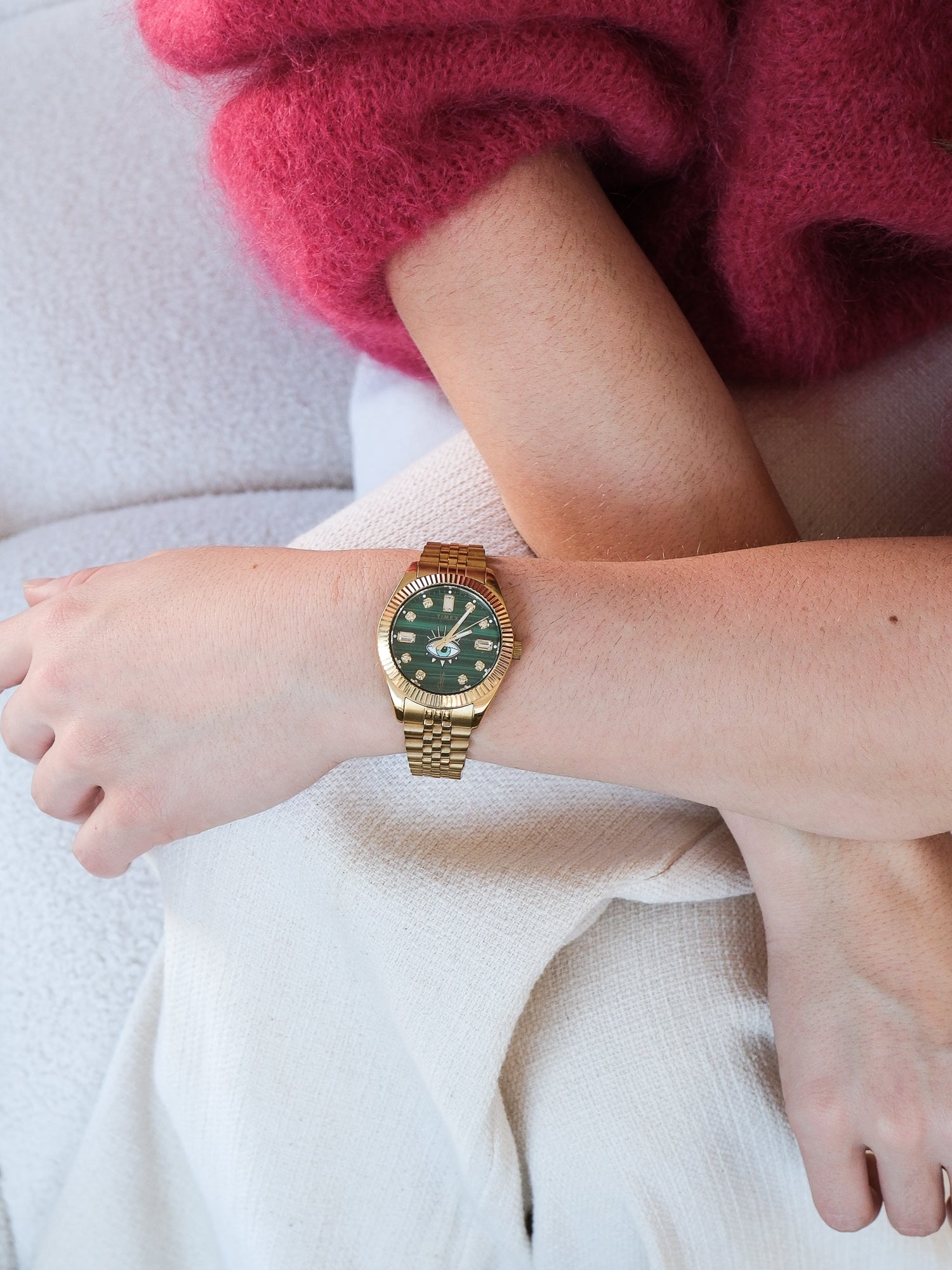 Limited Edition Malachite Evil Eye Watch