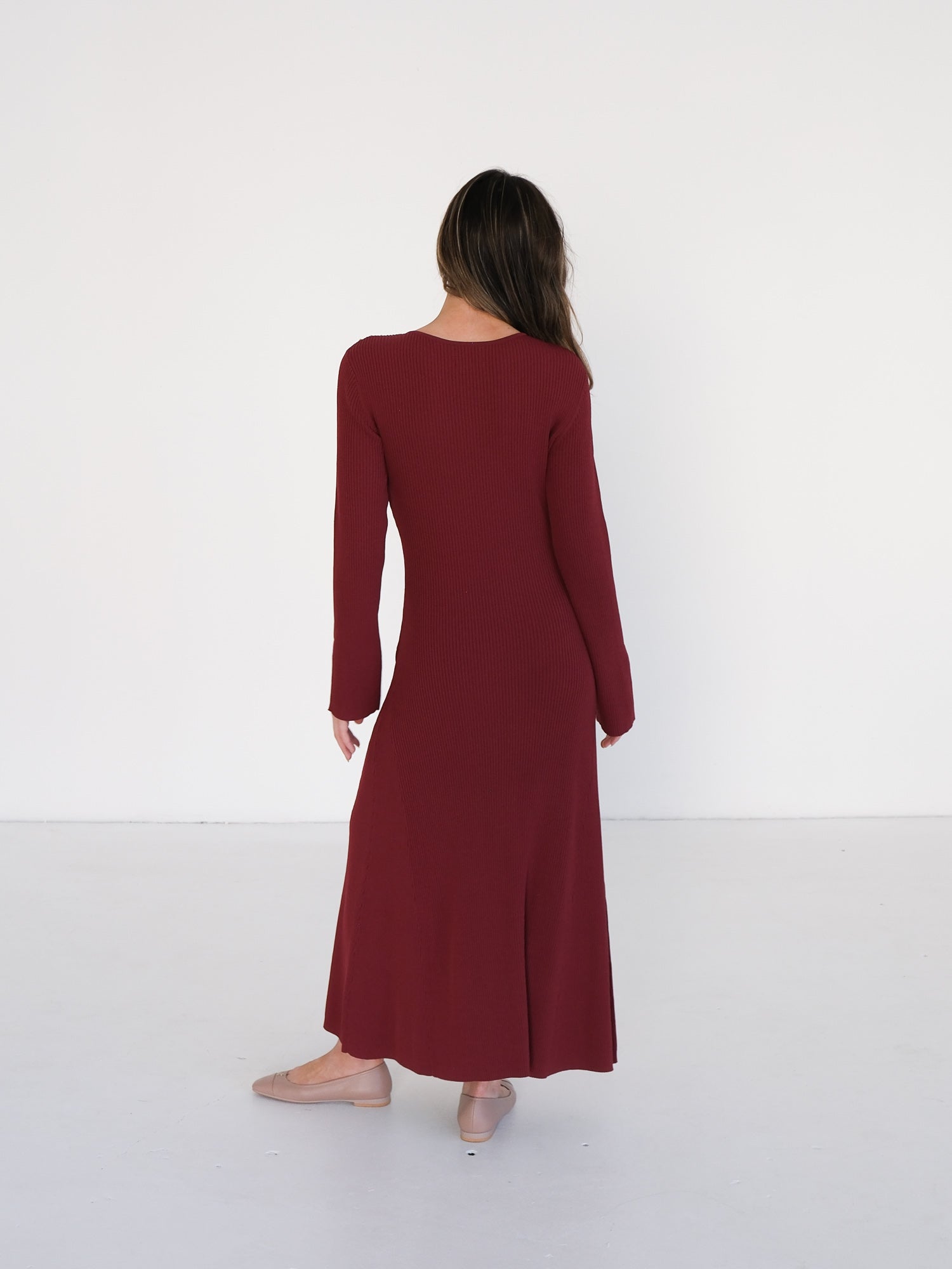 'Zeitgeist' Knit Midi Dress, Size AU 12