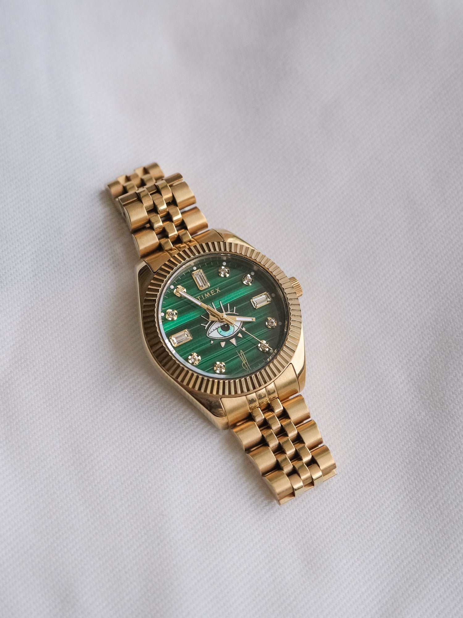 Limited Edition Malachite Evil Eye Watch