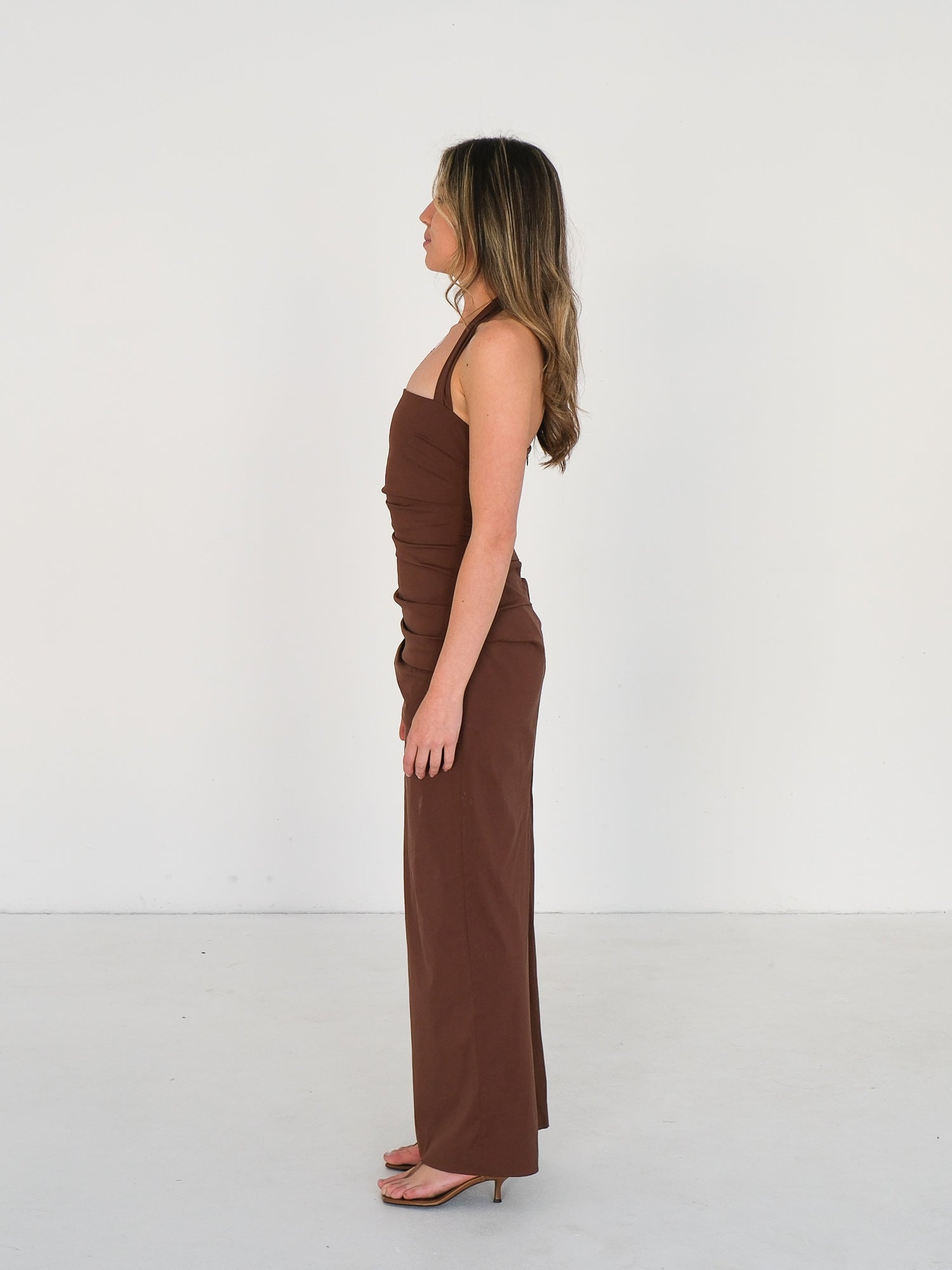 'Nikki' Halterneck Gown, Size 1 | AU 8