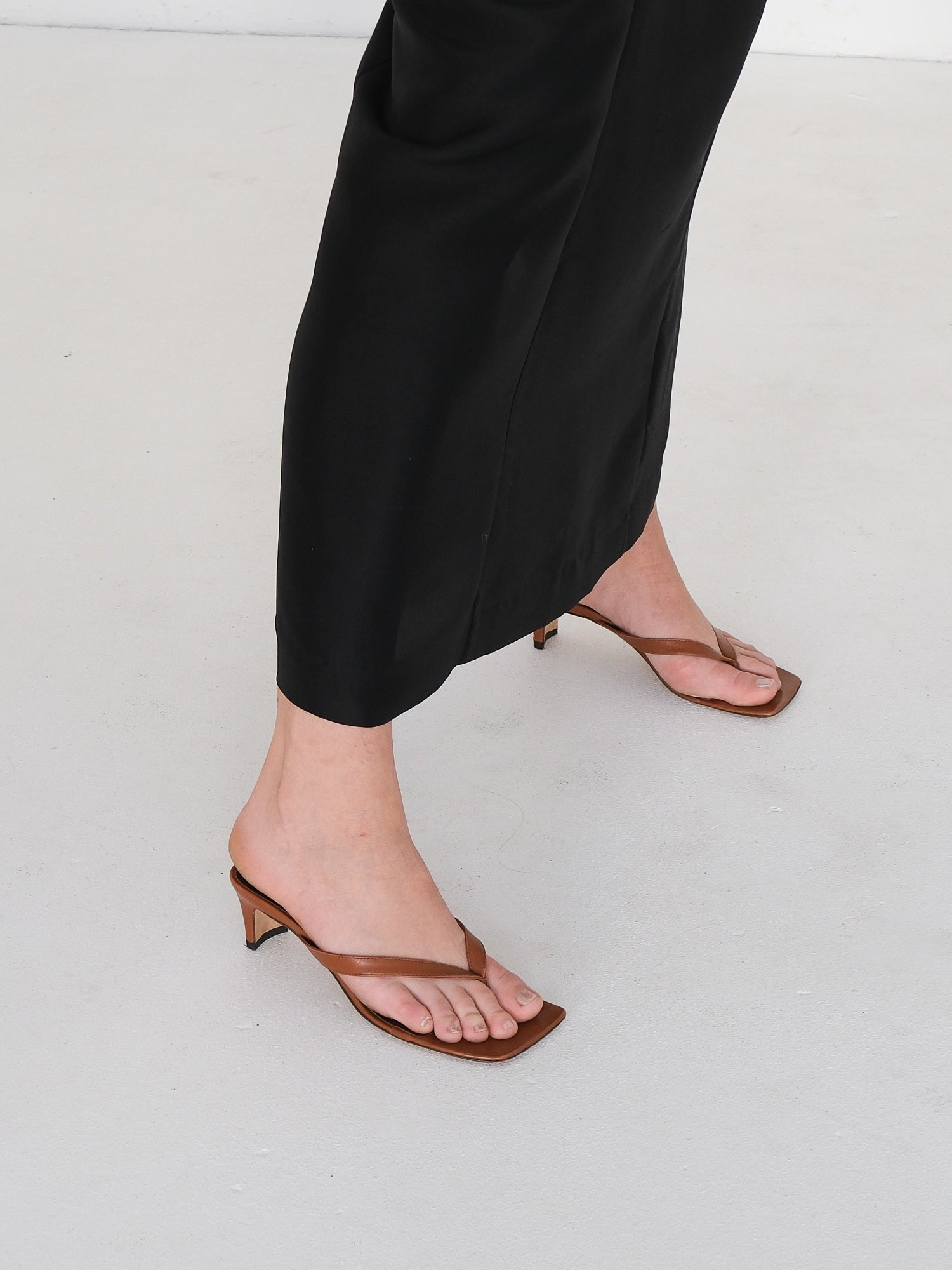 'Audrey' Leather Sandals, Size 36