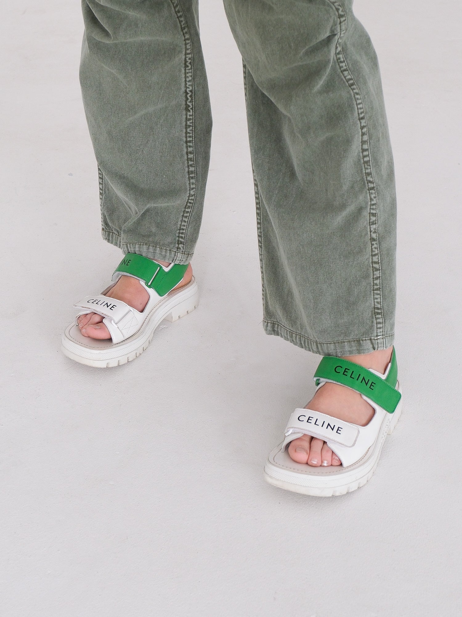 SS22 'Leo' Leather Sandals, Size 39