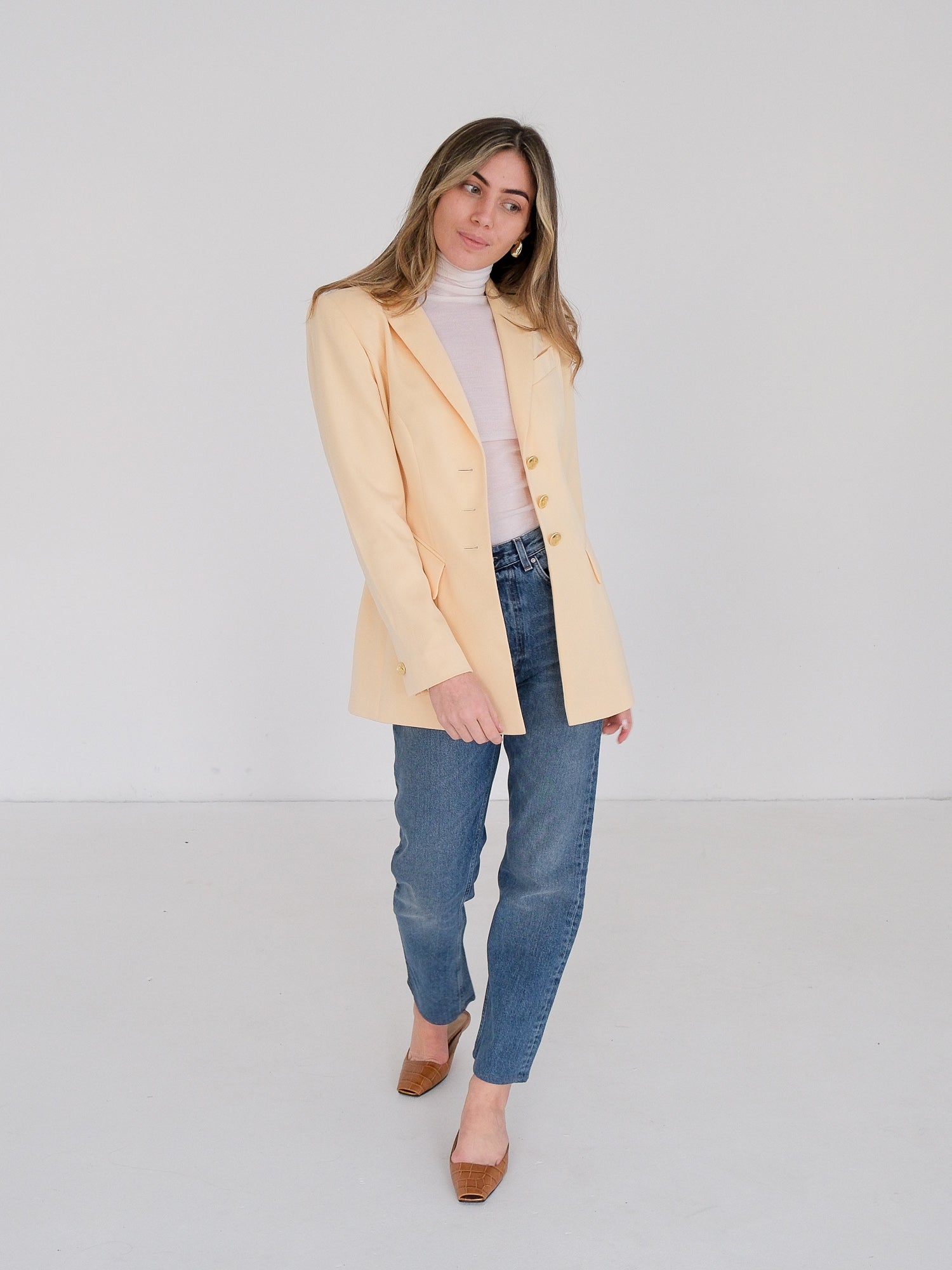 'Ease' Mid-Rise Straight Leg Jeans, Size 26