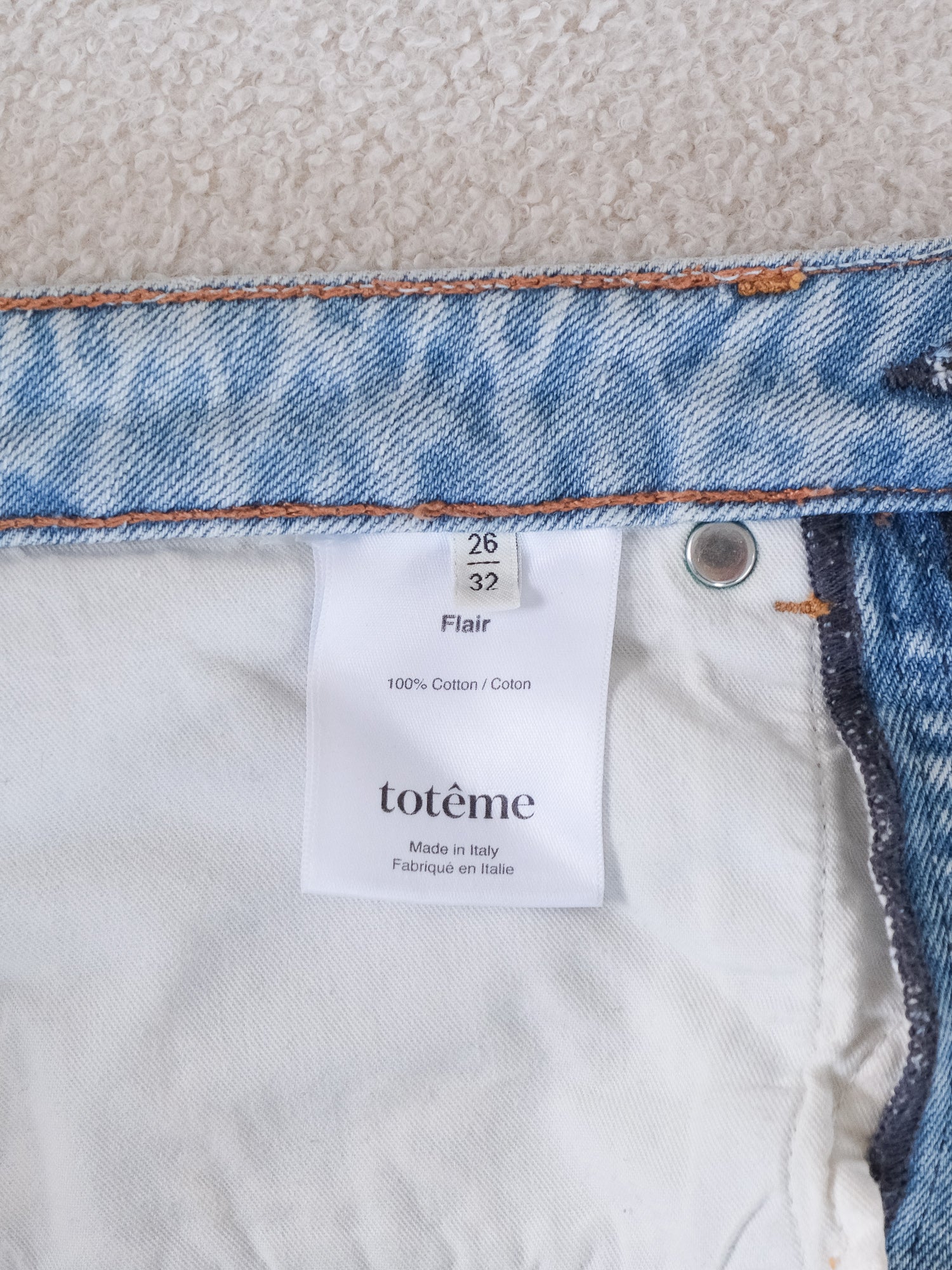 'Flair' Wide Leg Denim Jeans, Size 26/32