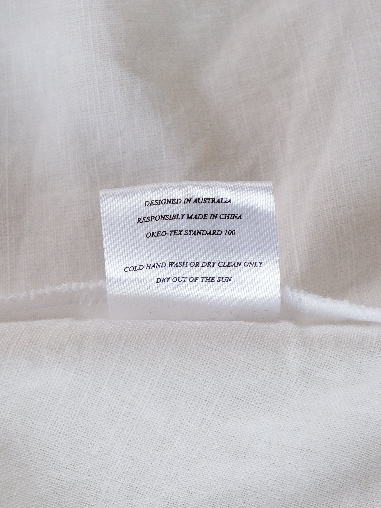 Cotton-Linen Lace Trim Cami, Size S