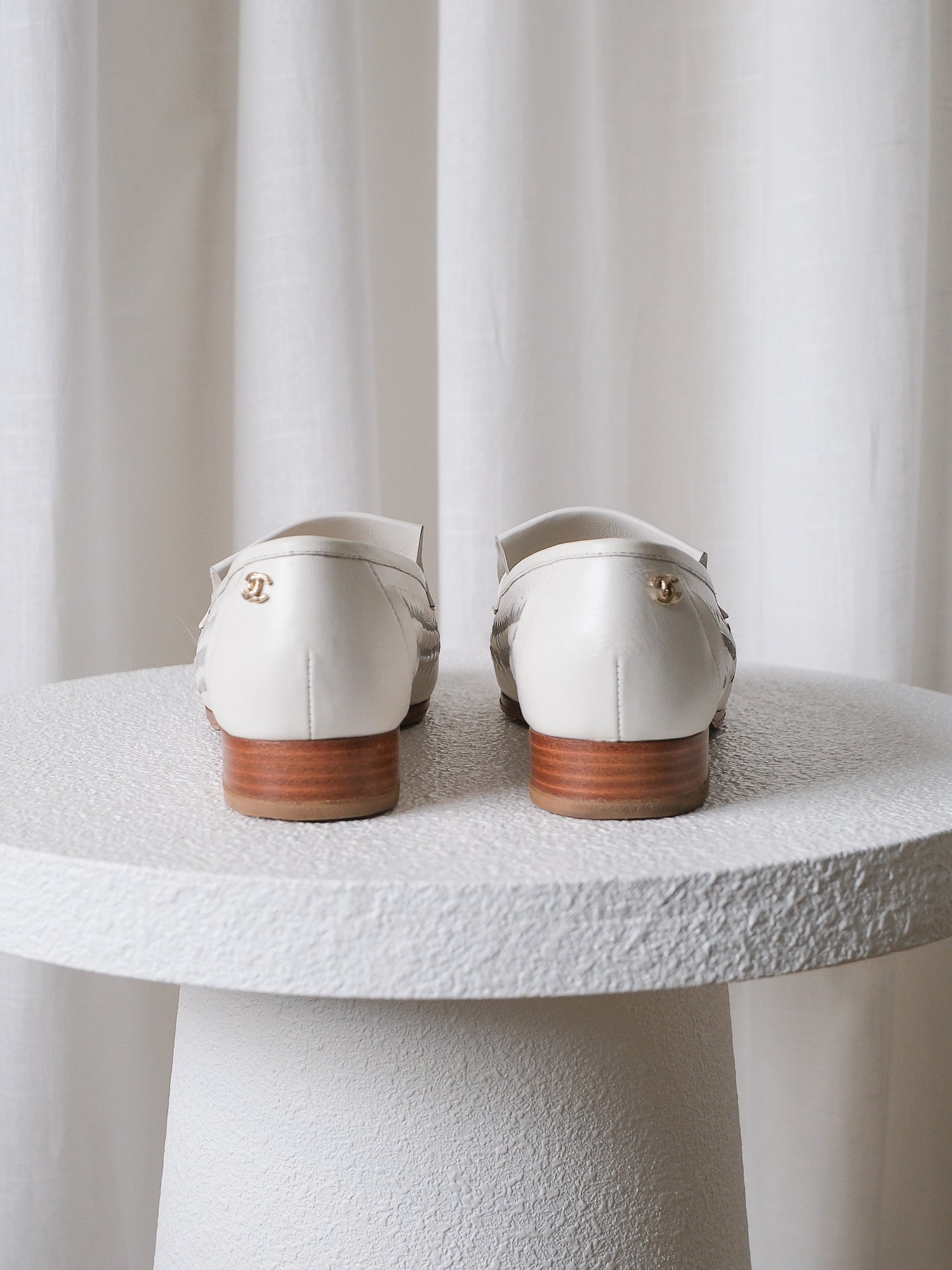 'Leo Lion' Cruise 2018 Woven Leather Loafers, Size 37C