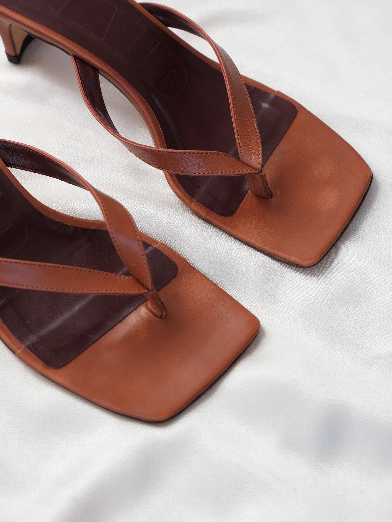 'Audrey' Leather Sandals, Size 36