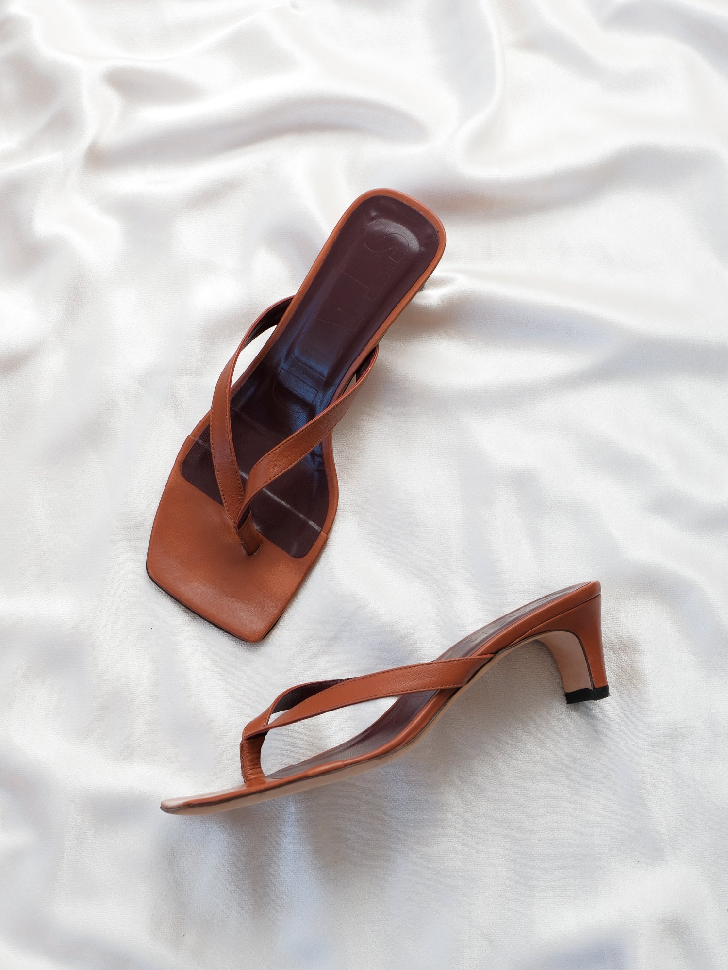 'Audrey' Leather Sandals, Size 36