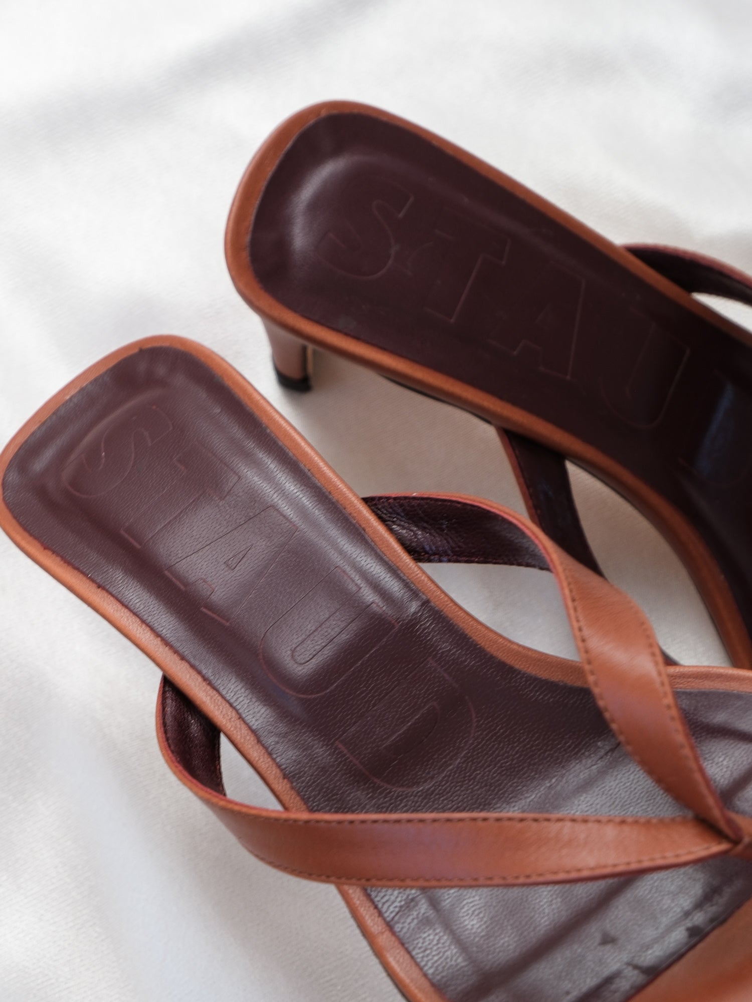 'Audrey' Leather Sandals, Size 36