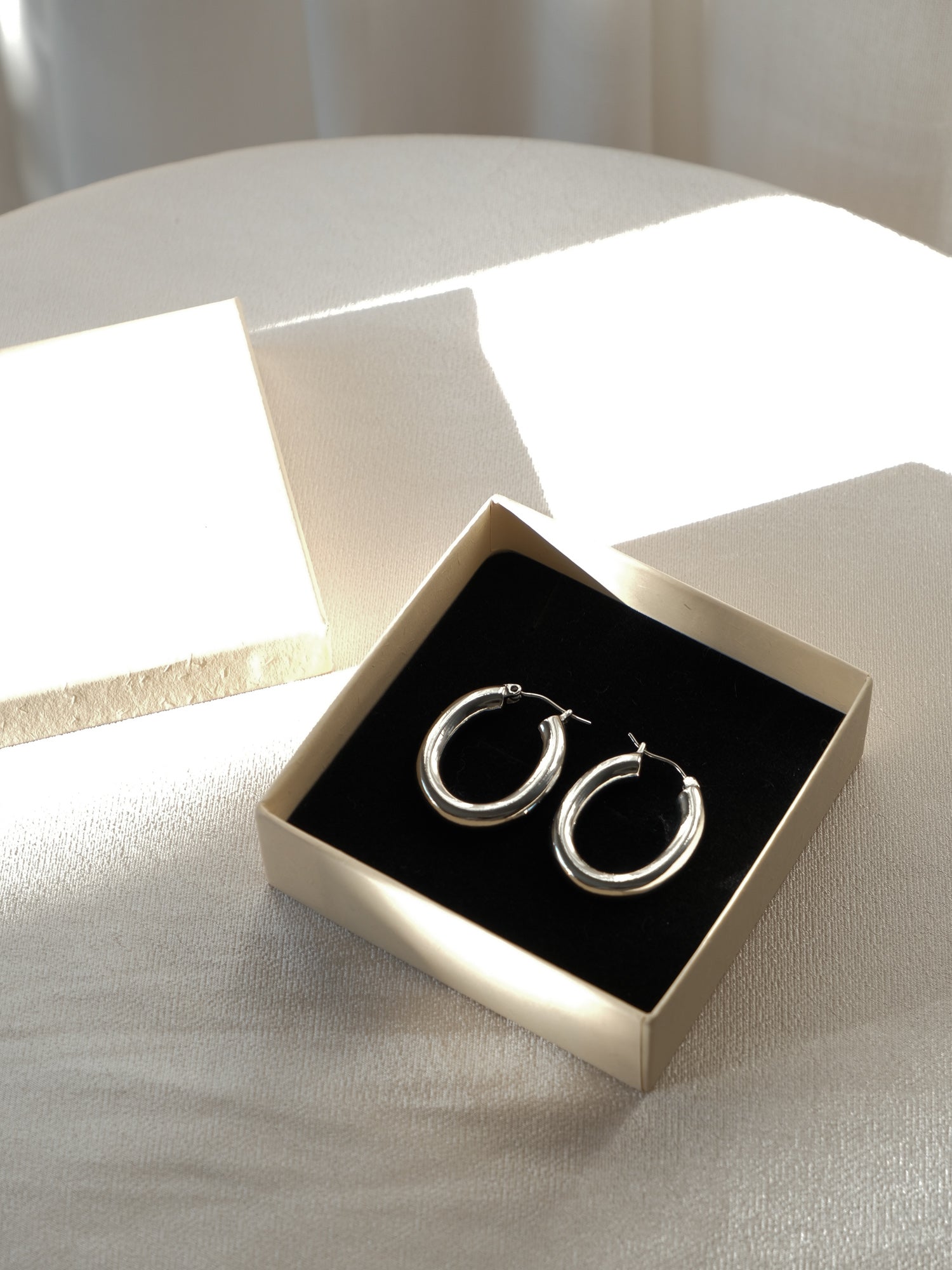 Large Italian Hoop Earrings