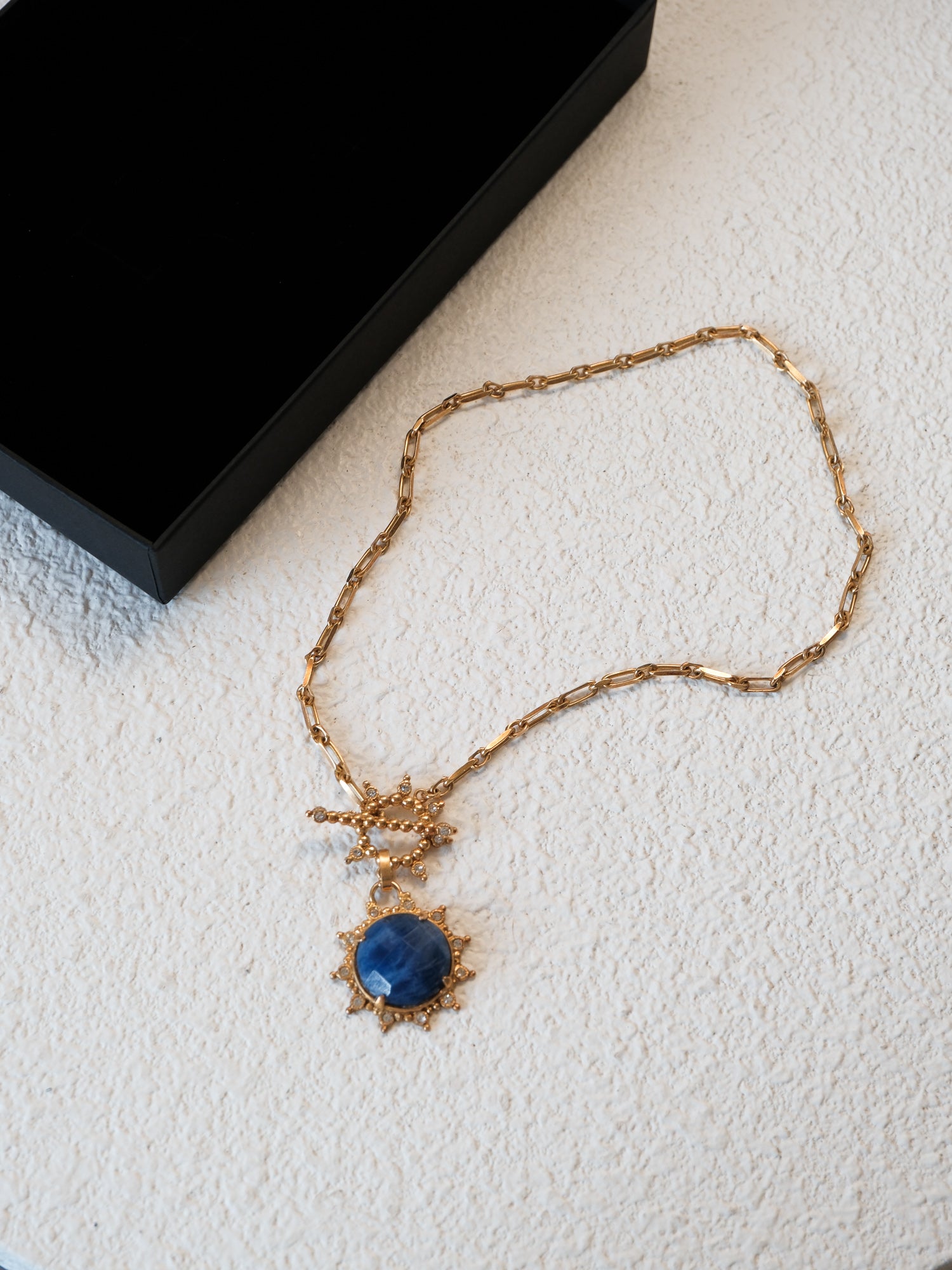 'Nox' Hand Made 18ct Gold Plated Necklace