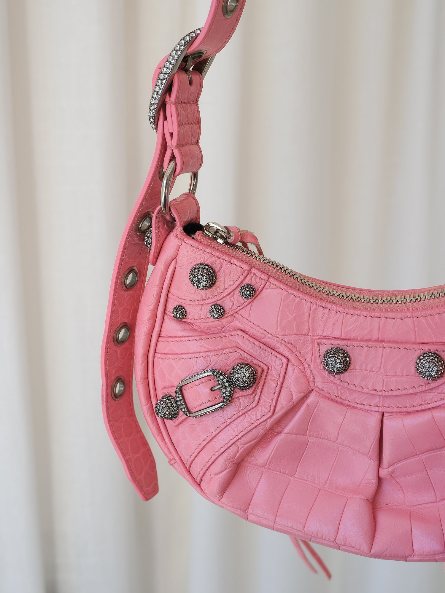 Limited Edition 'Le Cagole' Rhinestone XS Shoulder Bag
