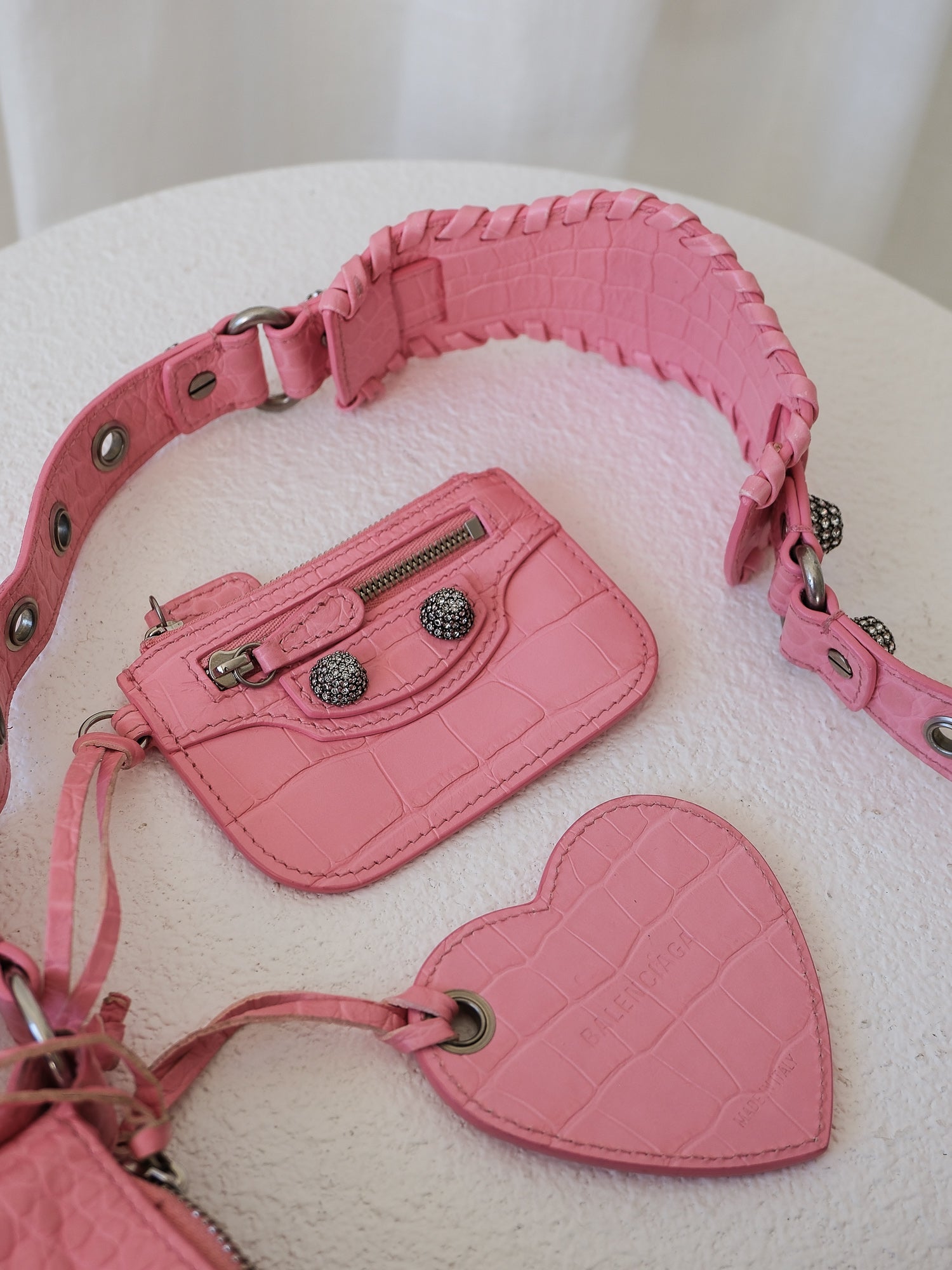 Limited Edition 'Le Cagole' Rhinestone XS Shoulder Bag