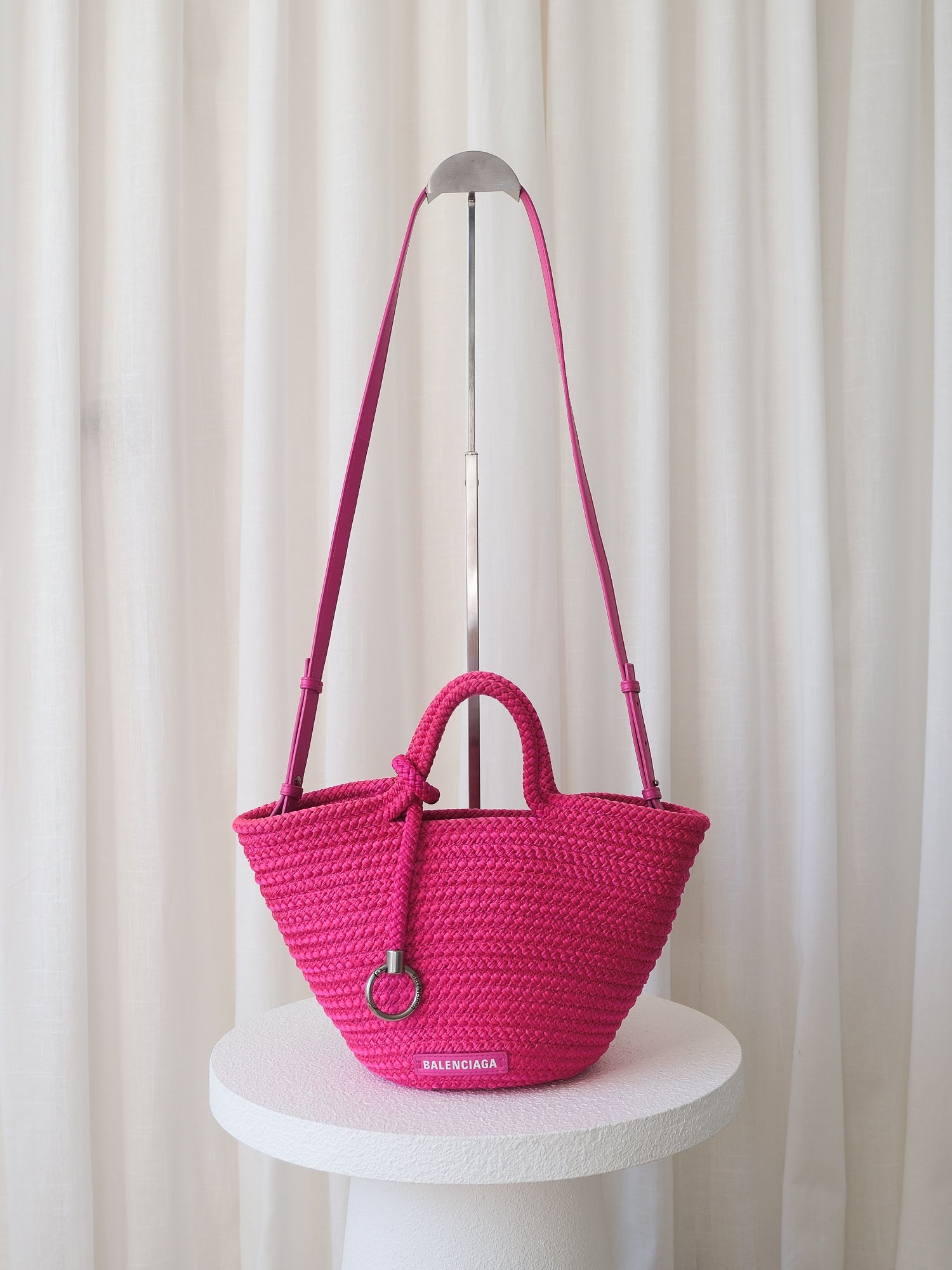 2022 'Ibiza' Small Woven Crossbody Basket Bag