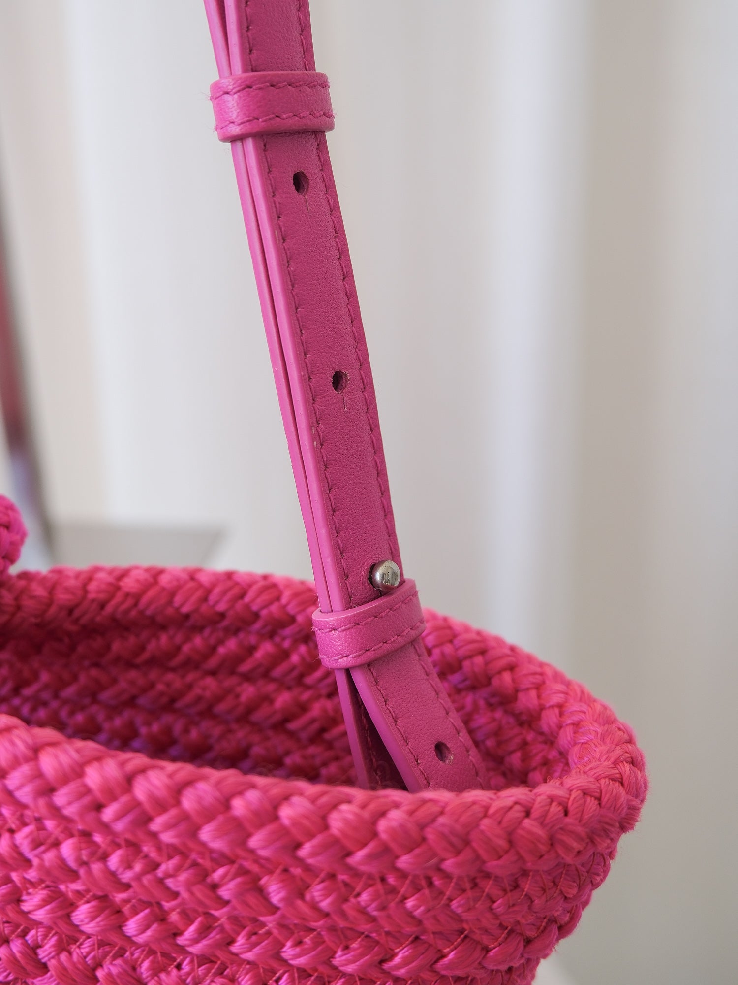 2022 'Ibiza' Small Woven Crossbody Basket Bag