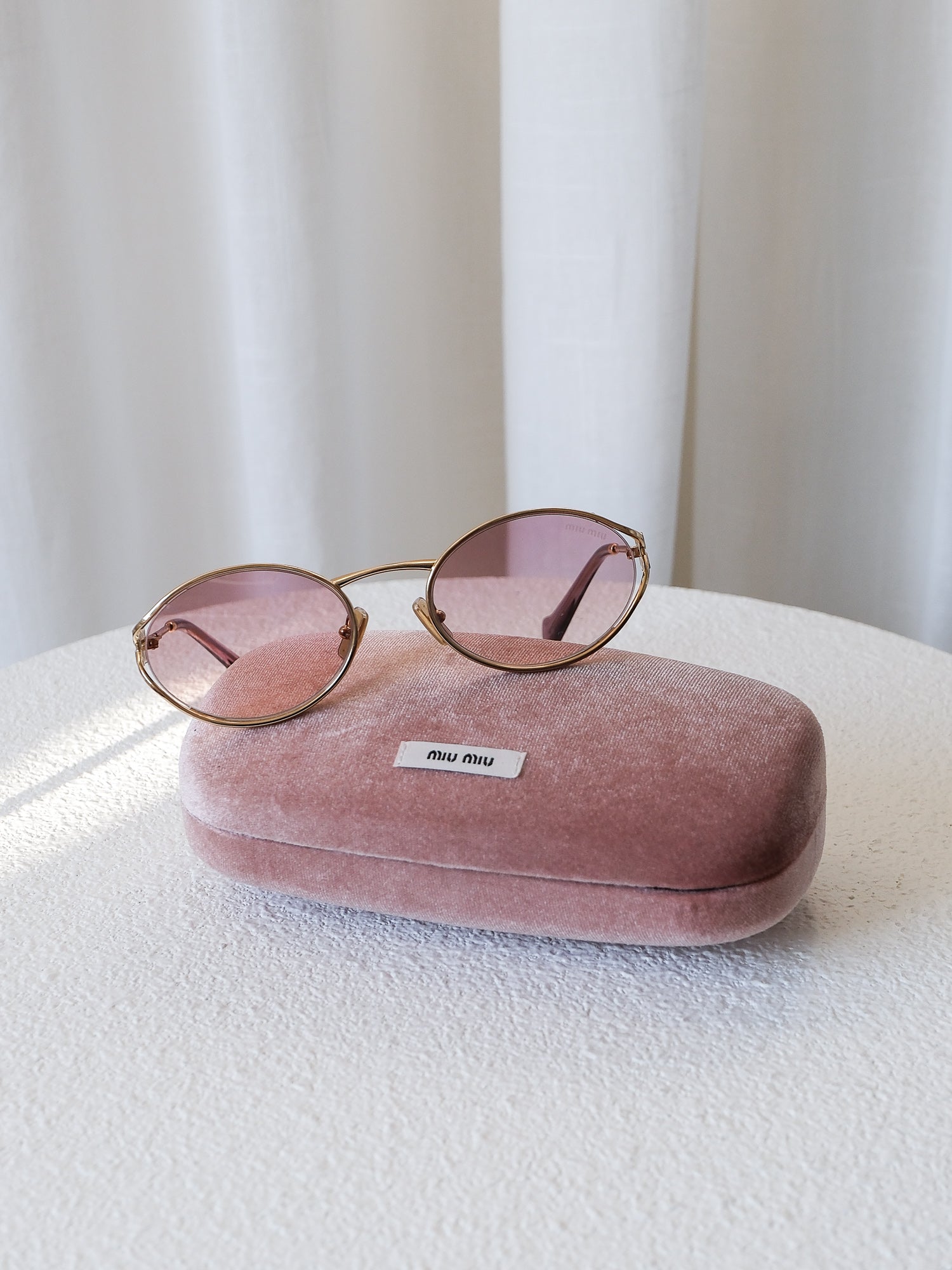 'MU 52YS' Pink Beg Shaded Lens Sunglasses