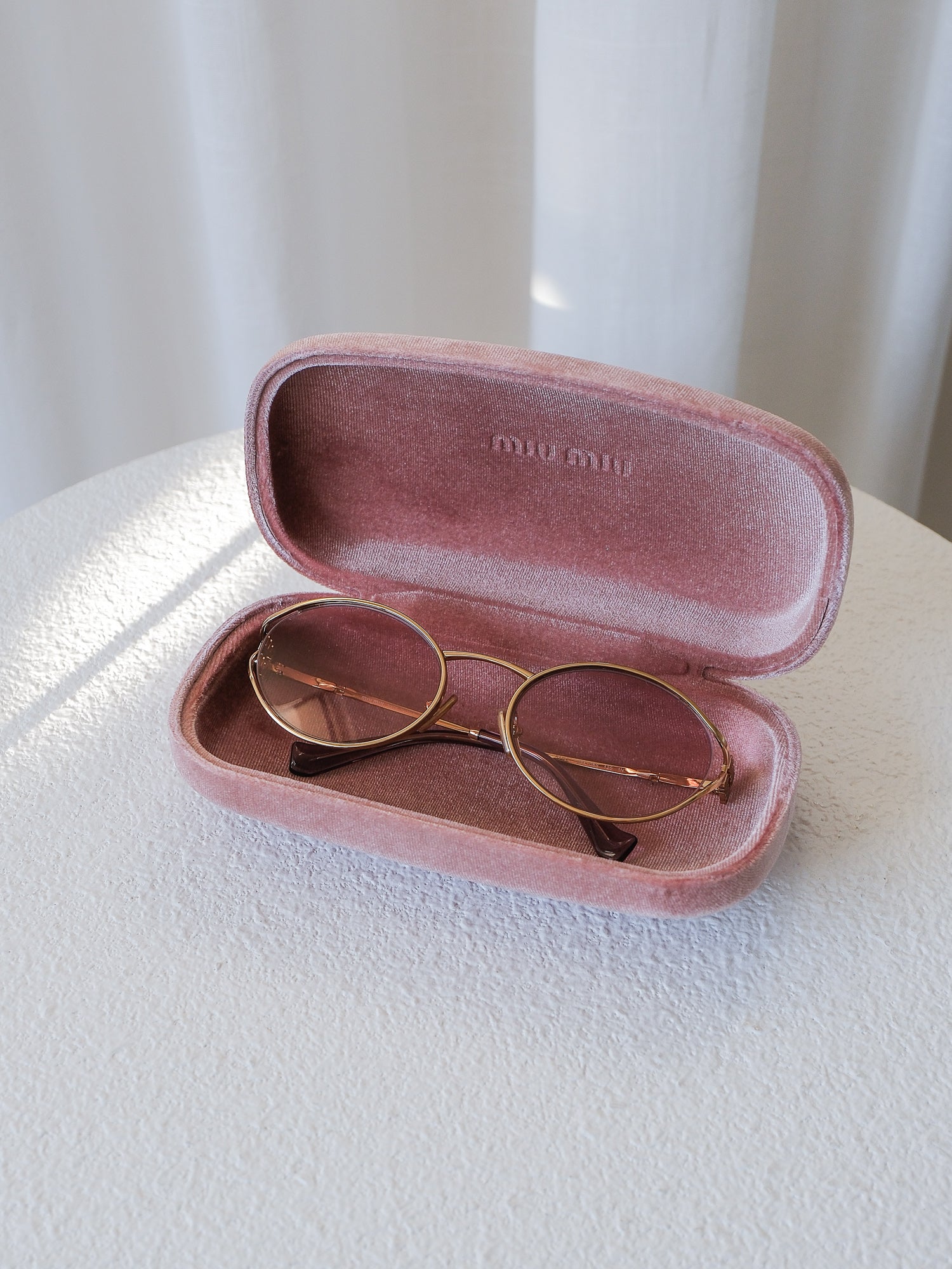 'MU 52YS' Pink Beg Shaded Lens Sunglasses