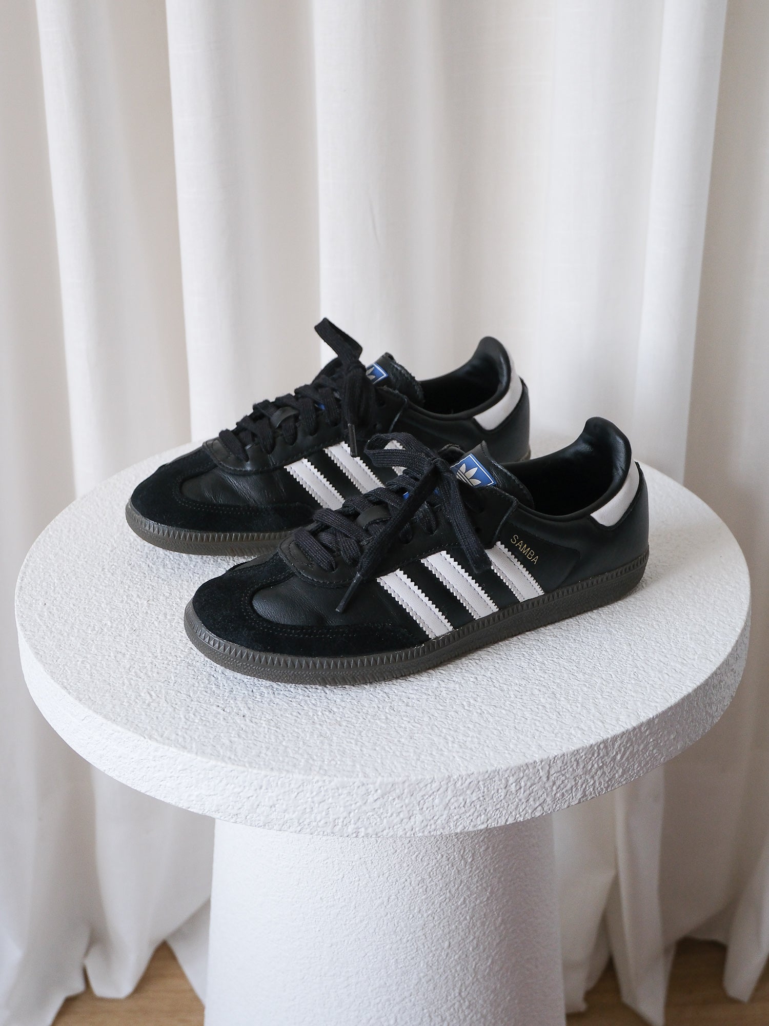 Samba OG Leather Sneakers, Size US M5 | W6
