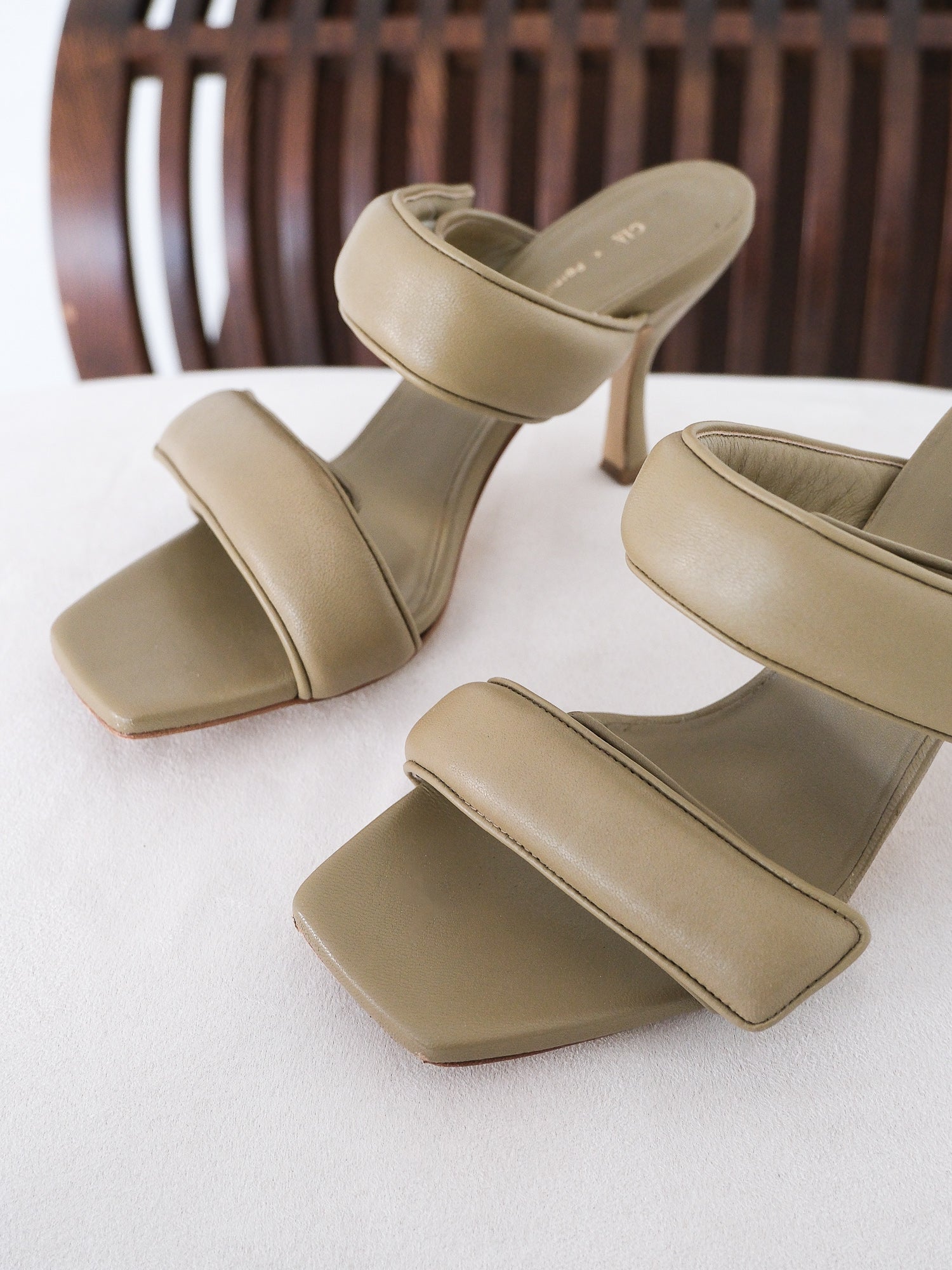 SS23 'Perni 03' Nappa Leather Sandals, Size 36