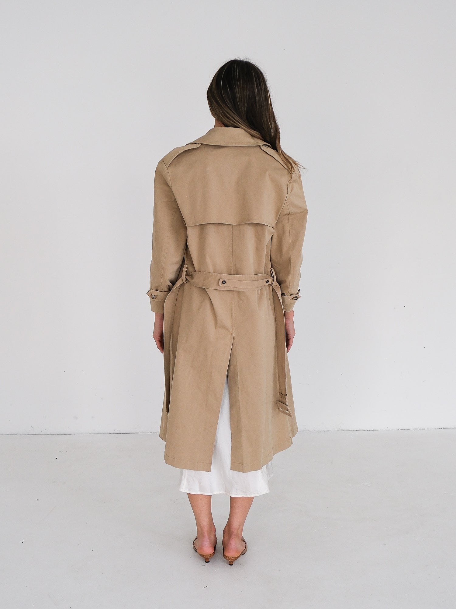 Double Breasted Trench Coat, Size M | FR 40