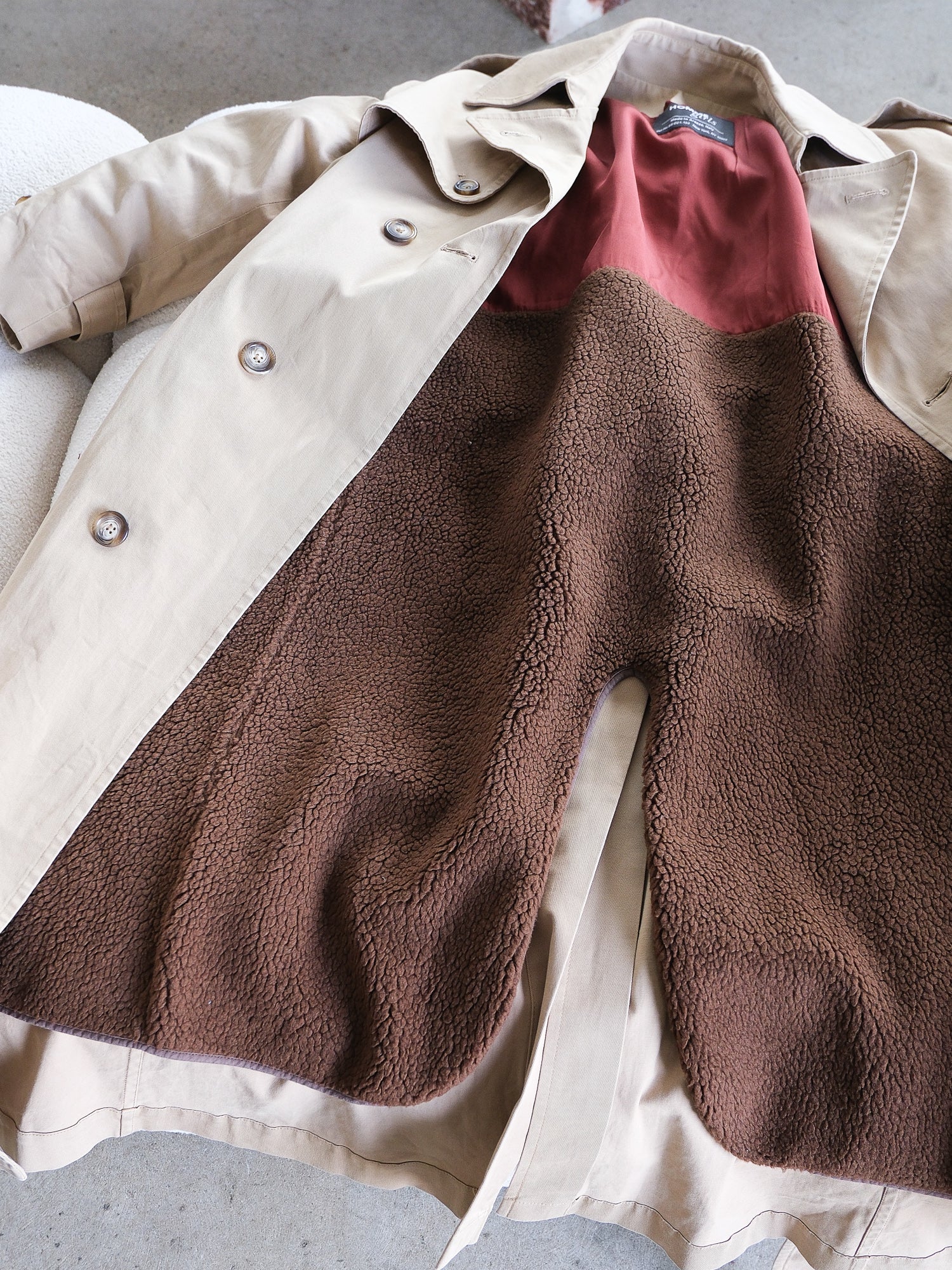 Double Breasted Trench Coat, Size M | FR 40