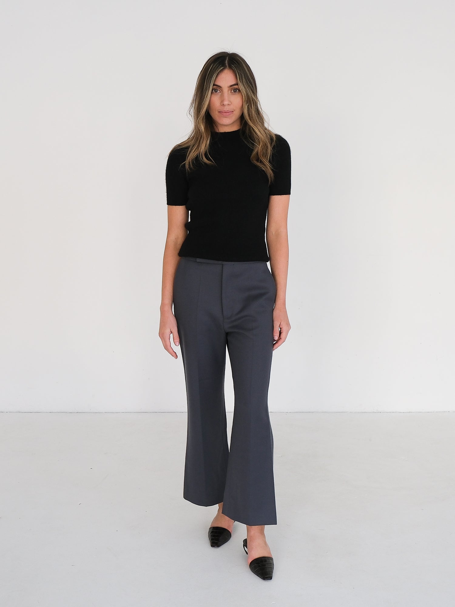 Tailored Wool Trousers, Size FR 36 | AU 8