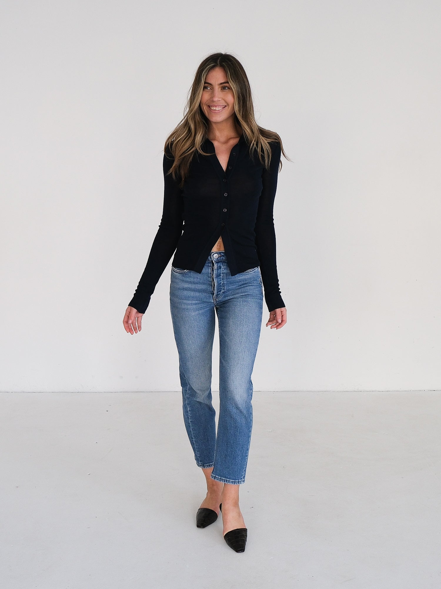 '70s Stove Pipe' High Rise Jeans, Size 26