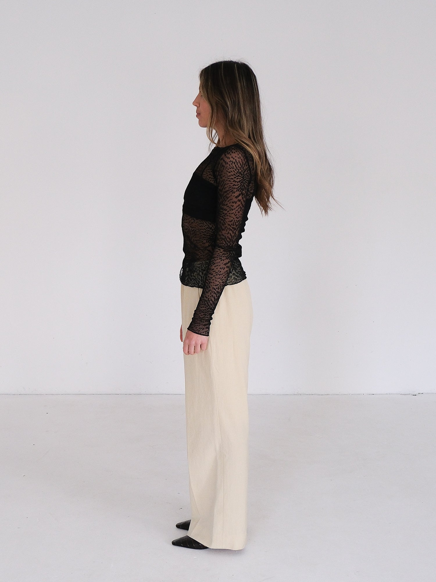 Wide Leg Trousers, Size S | AU 8