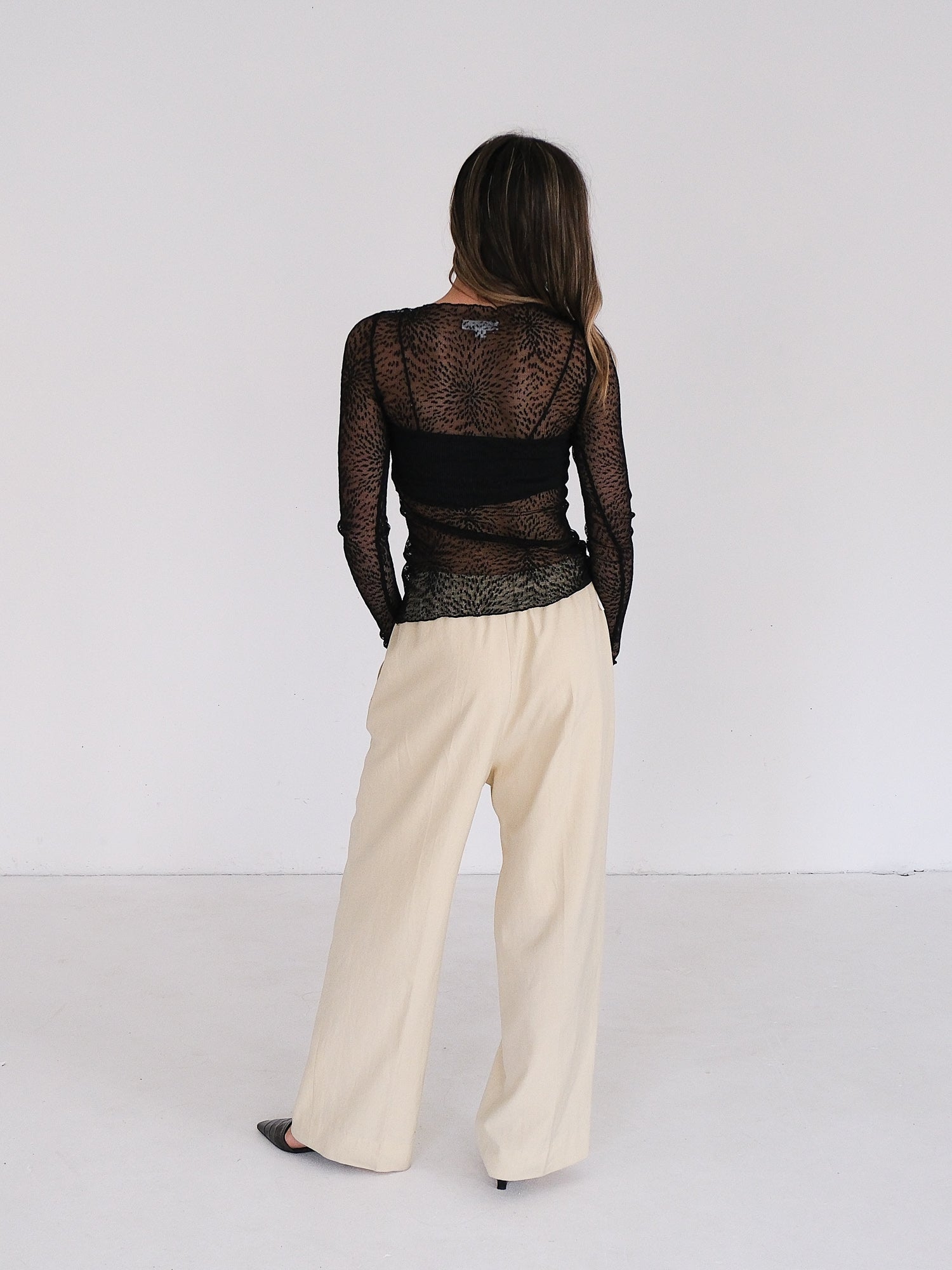 Wide Leg Trousers, Size S | AU 8