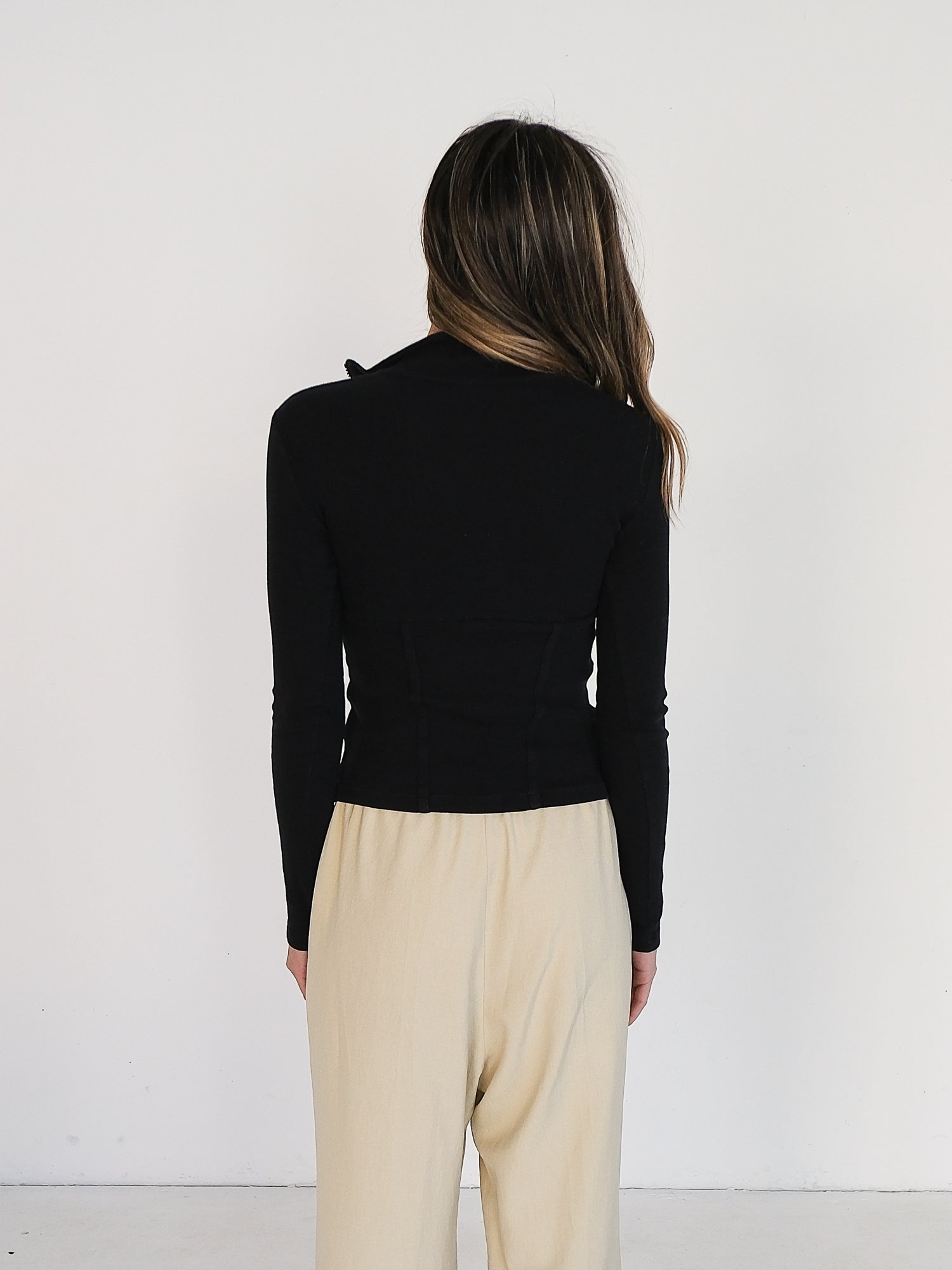 V&W Rib Longsleeve Tee, Size 00 | AU 4