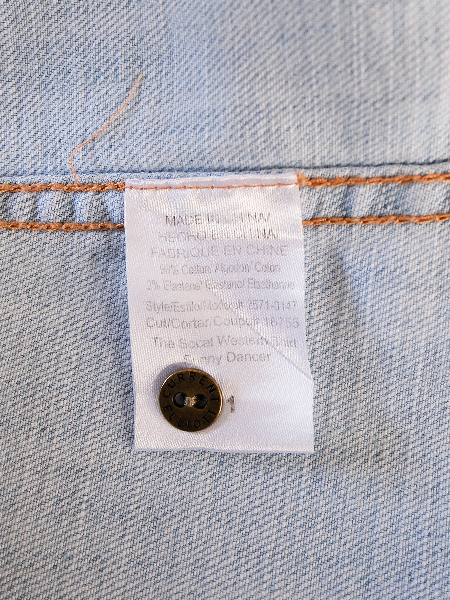 'The SoCal Western' Denim Shirt, Size 1 | AU 8