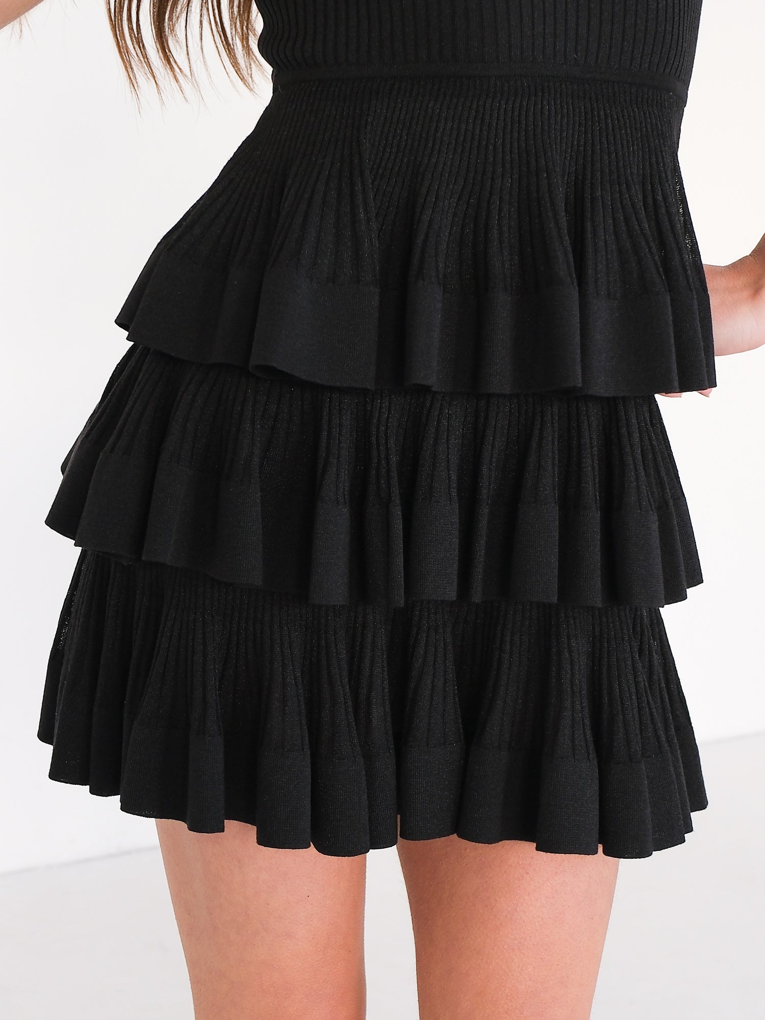 Fall 2024 'Illustration' Knit Mini Dress, Size 0P