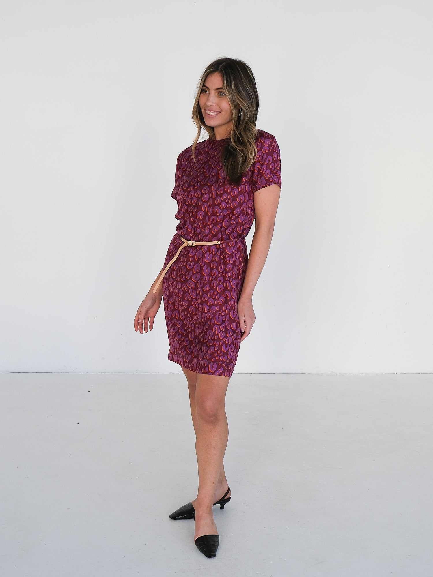 Resort 2011 Leopard Silk Mini Dress, Size FR 38 | AU 10
