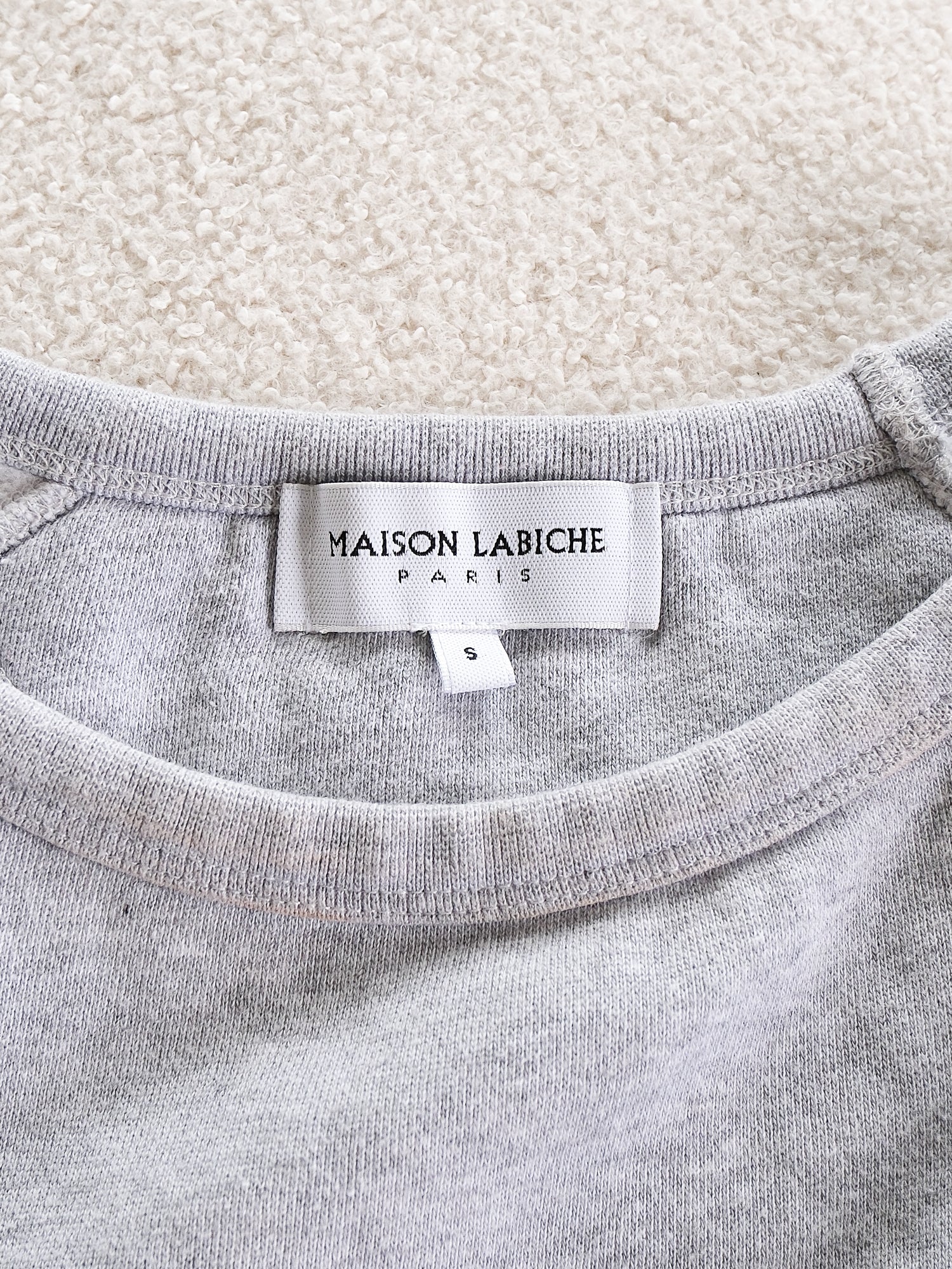 'Feministe' Embroidered Cotton Sweatshirt, Size S