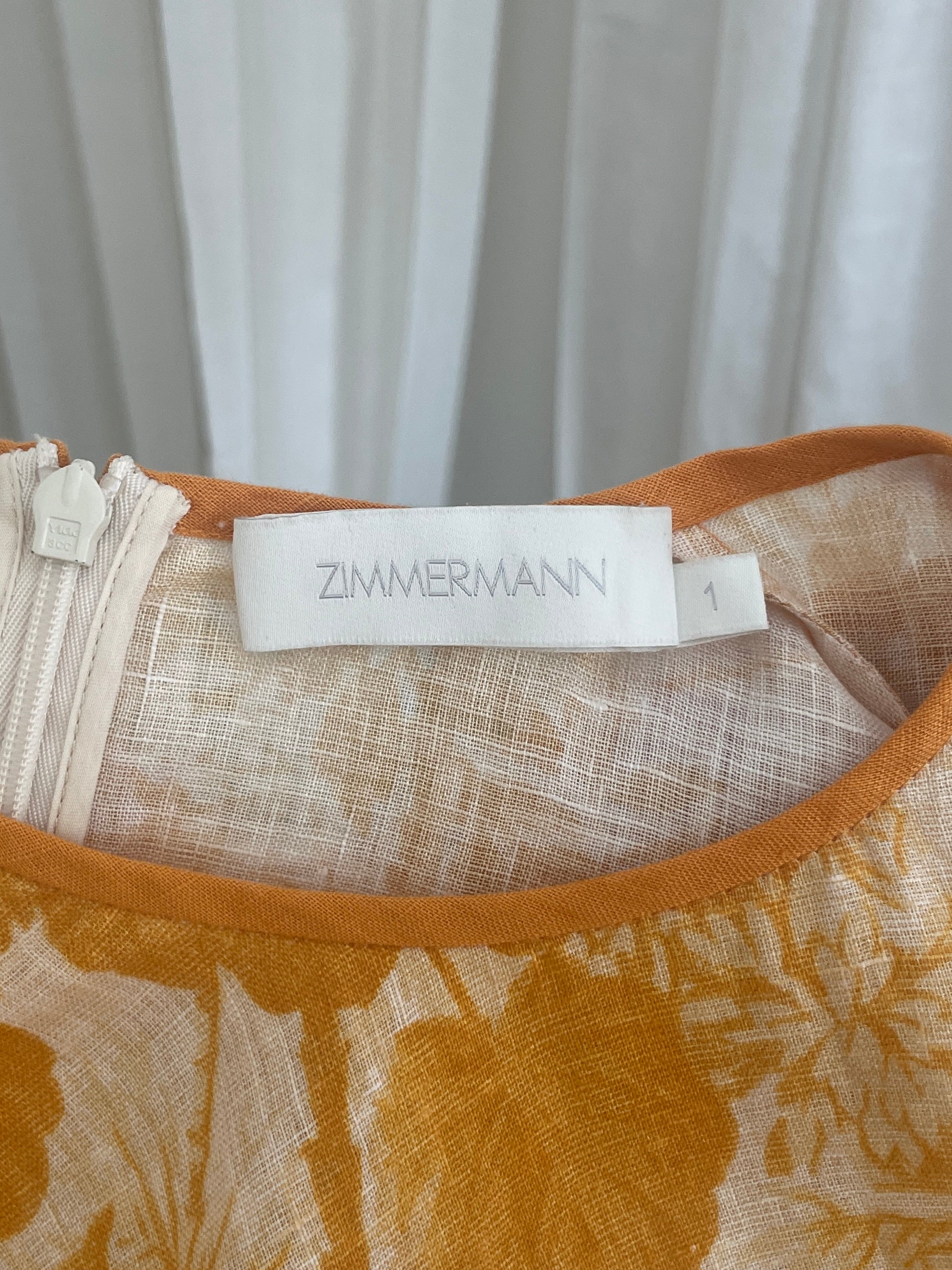 'Mae' Frill Midi Dress, Size 1 | AU 10