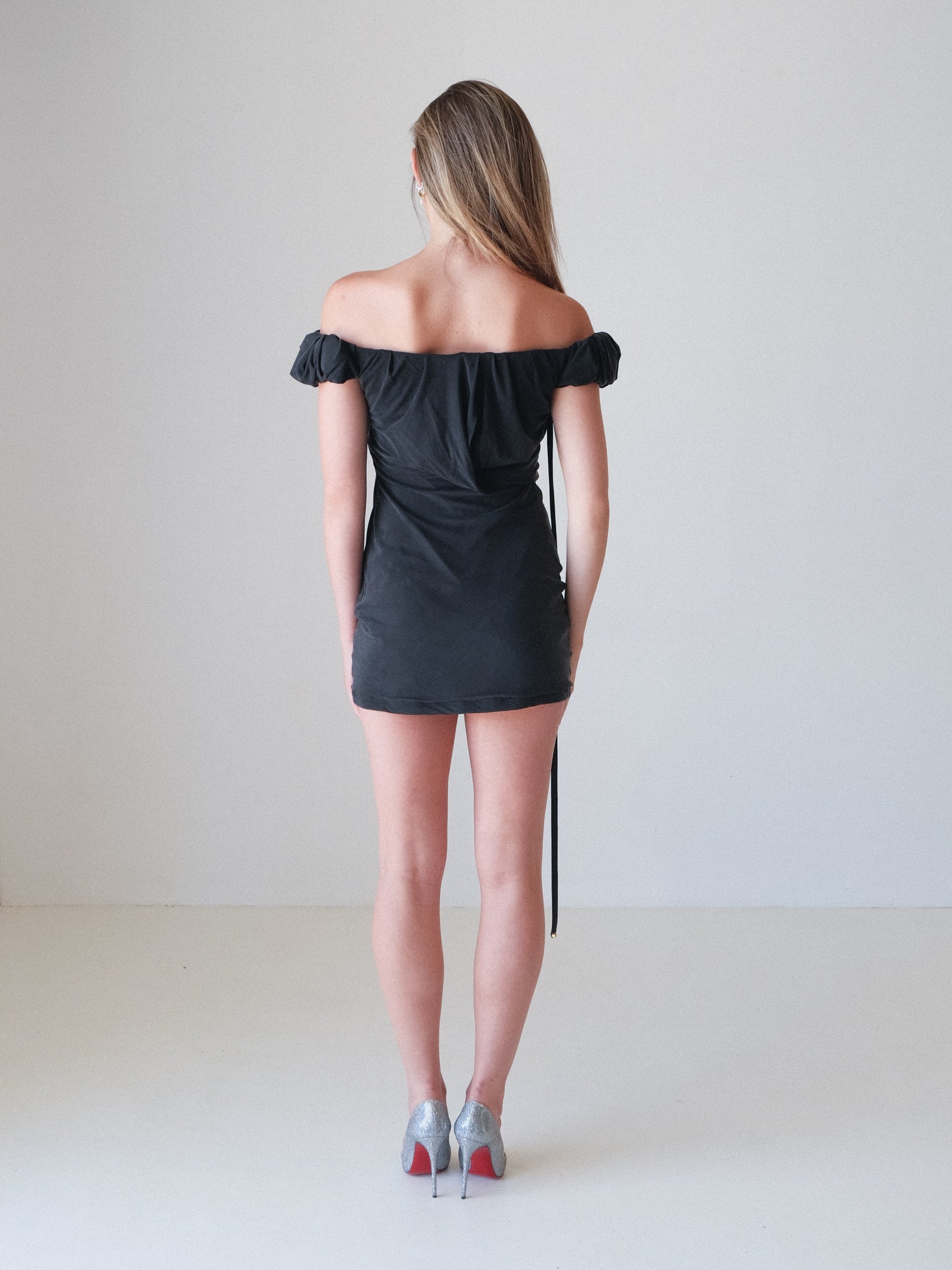 'La Robe Ciceri' Draped Mini Dress, Size M