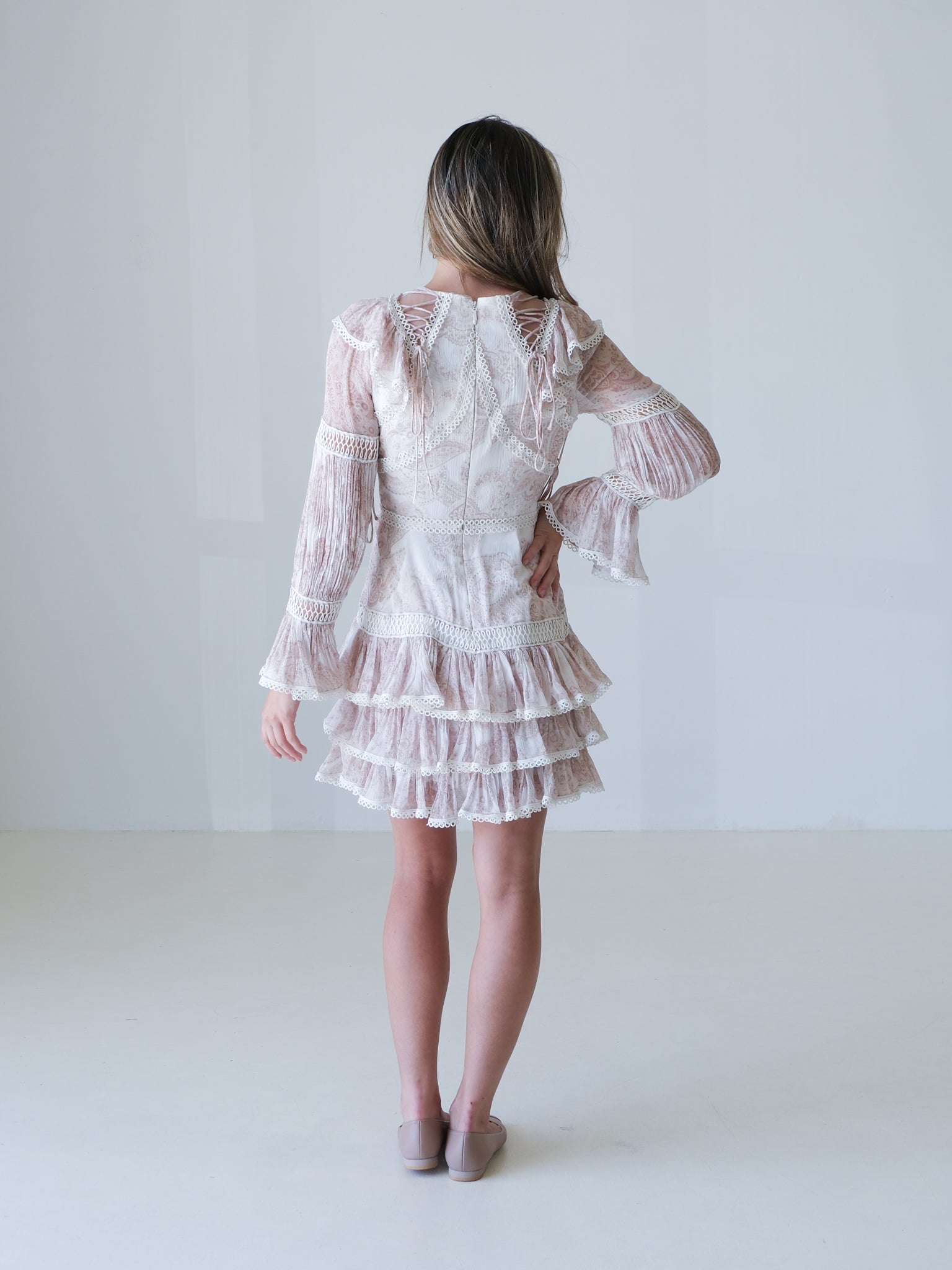 'Papilio' Silk Mini Dress, Size AU 8