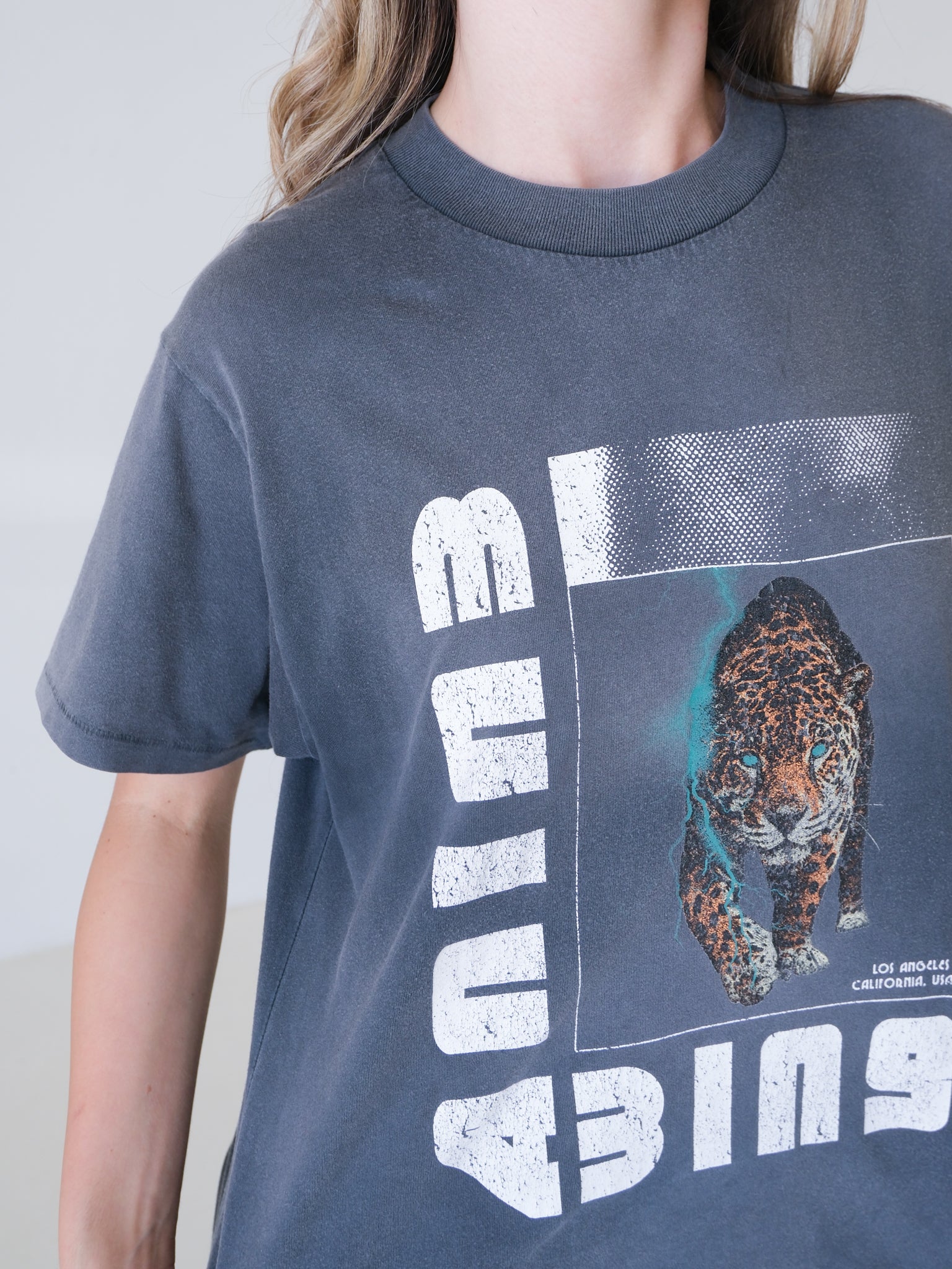'Wild Cat' Graphic Tee, Size S