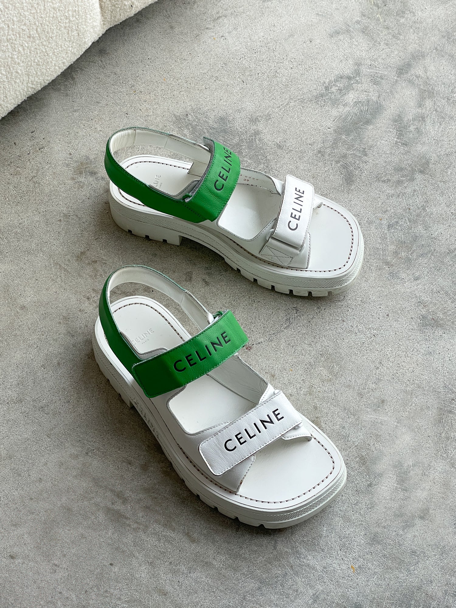 SS22 'Leo' Leather Sandals, Size 39