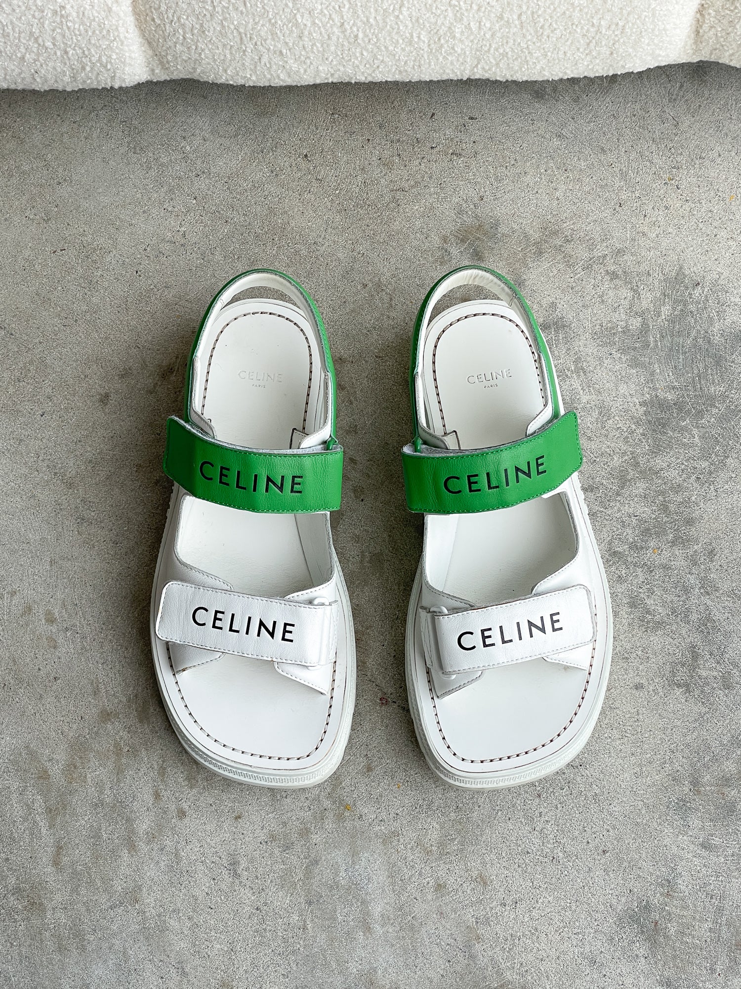 SS22 'Leo' Leather Sandals, Size 39