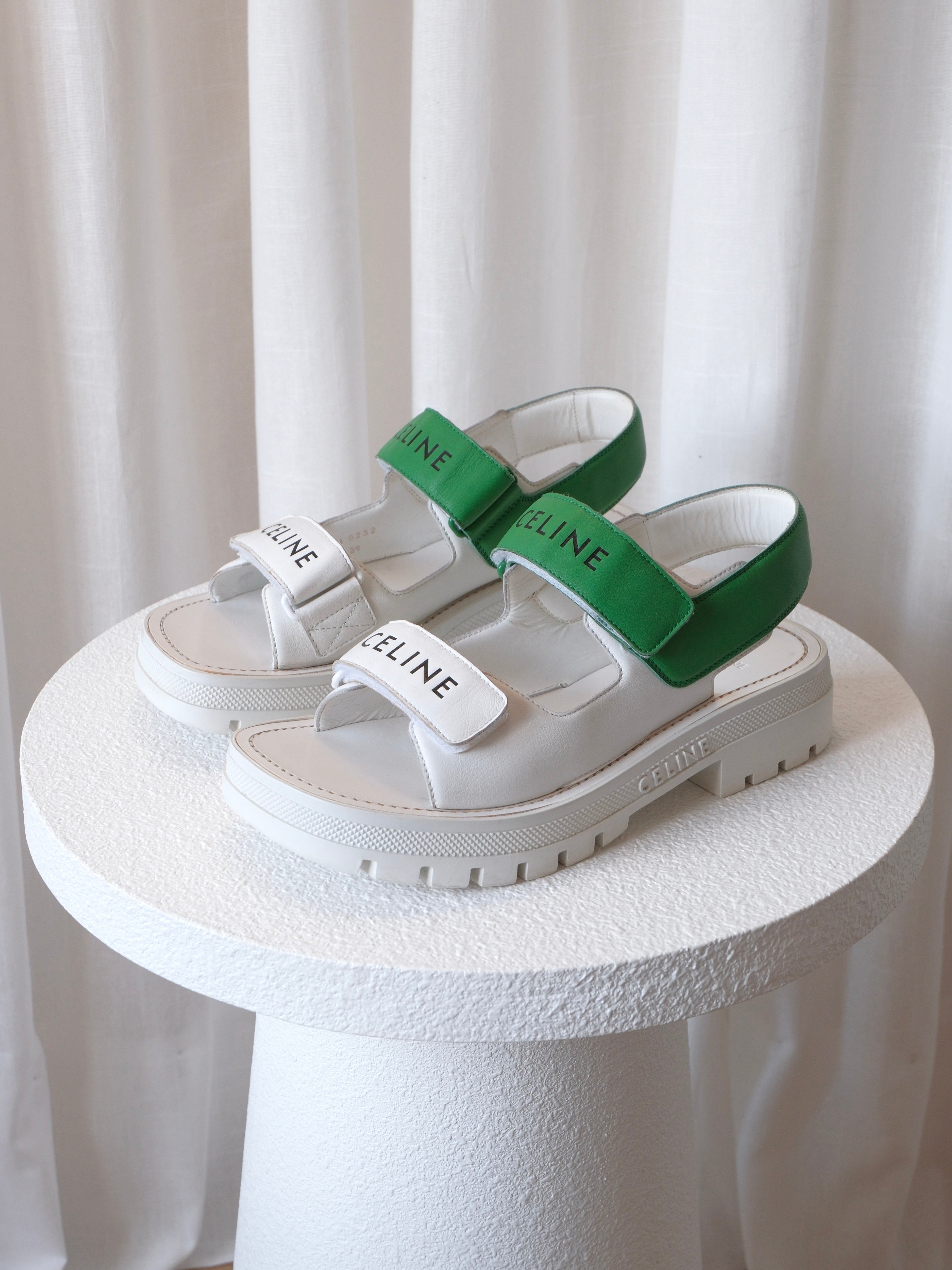 SS22 'Leo' Leather Sandals, Size 39
