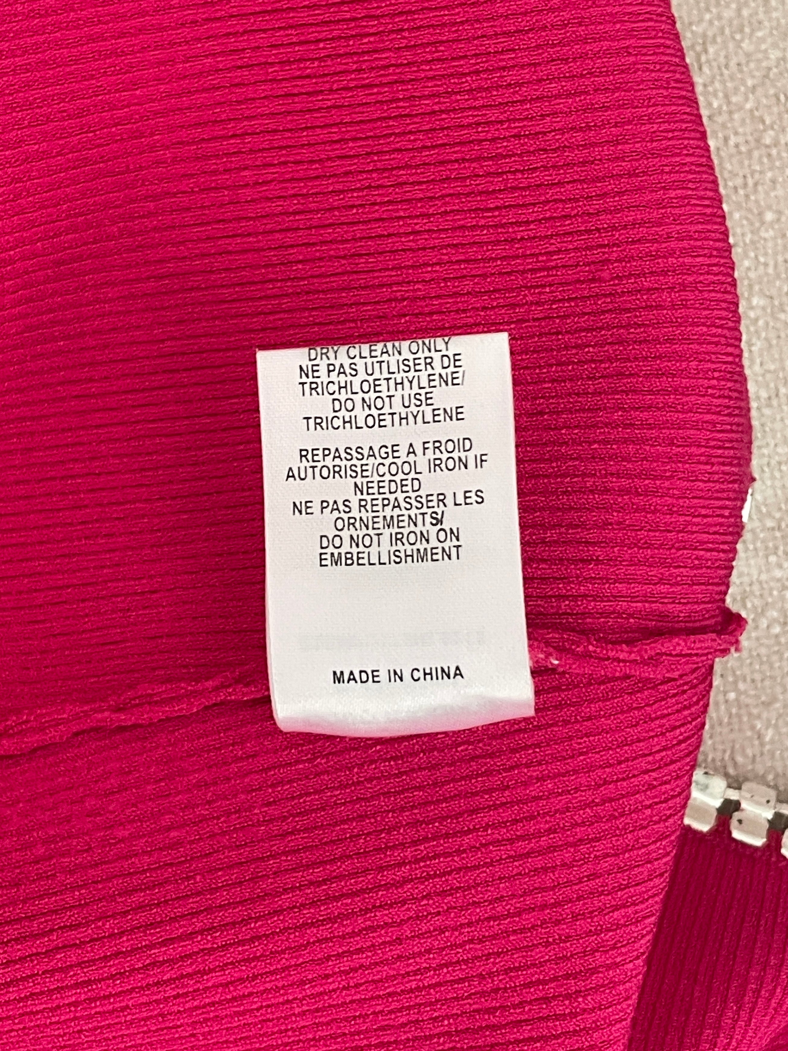 Crystal Rib Knit Top, Size S