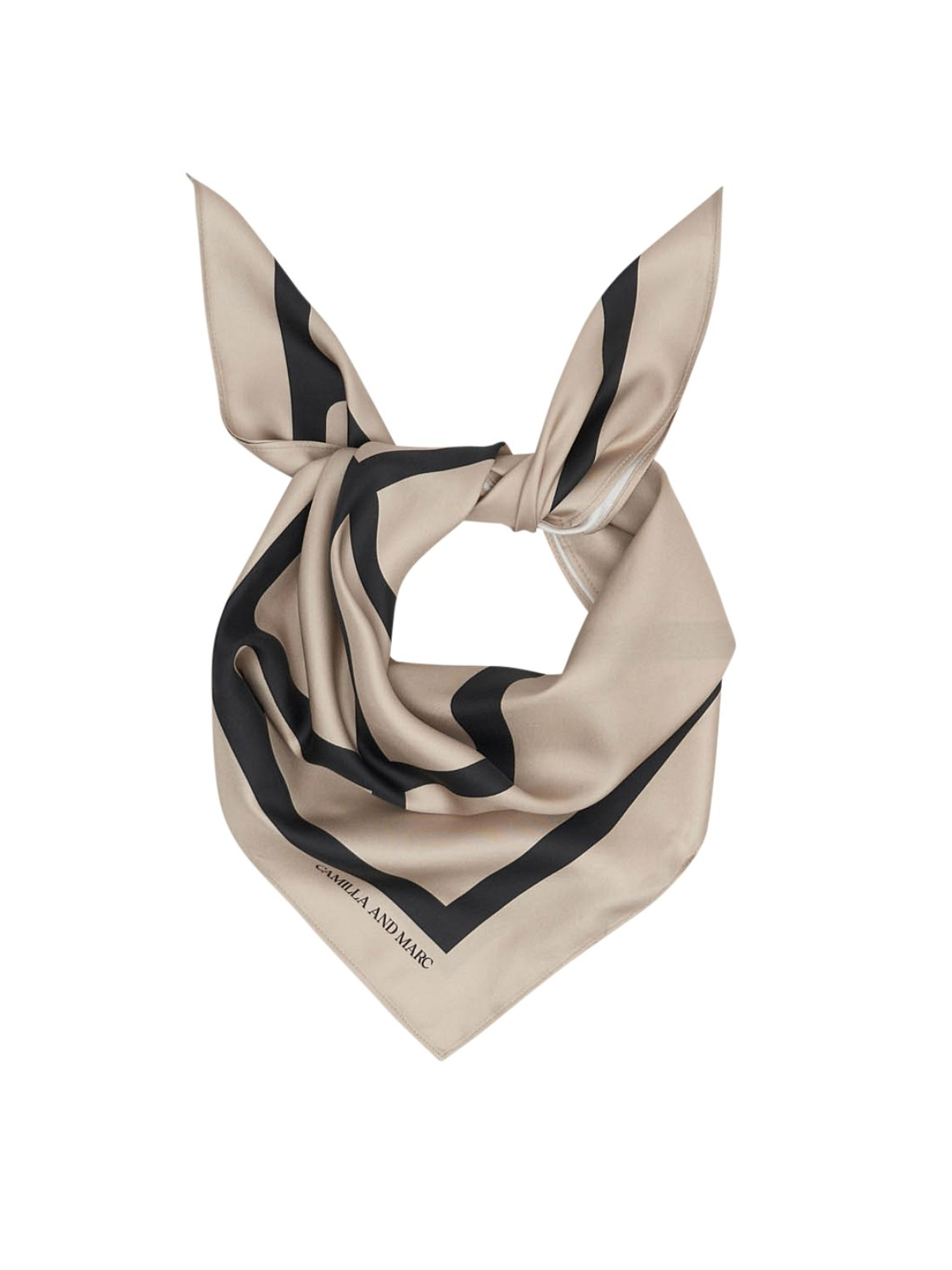 Monogram Printed Silk Scarf