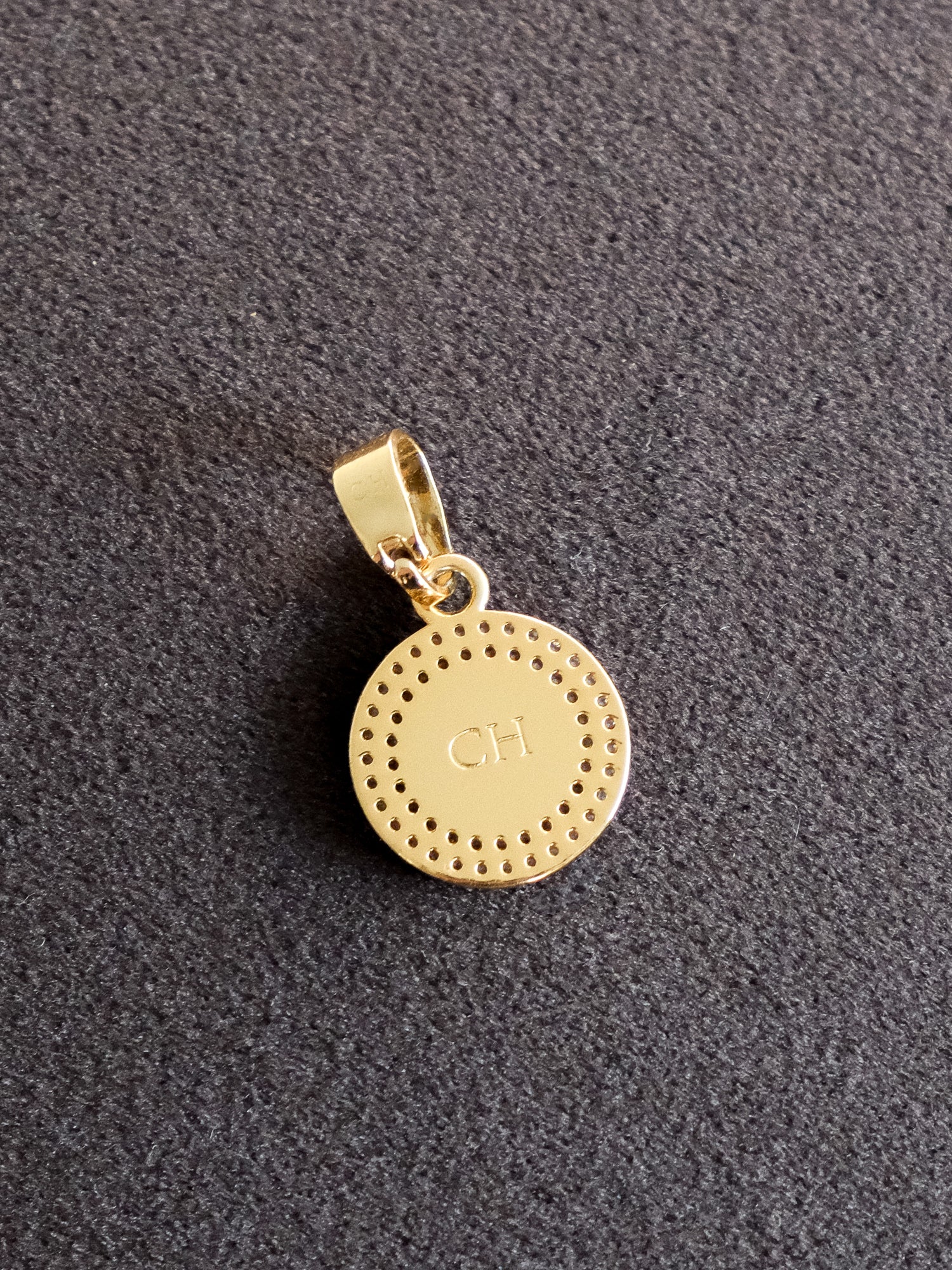 'Ms Vaxxine' 18k Gold Plated Charm Pendant