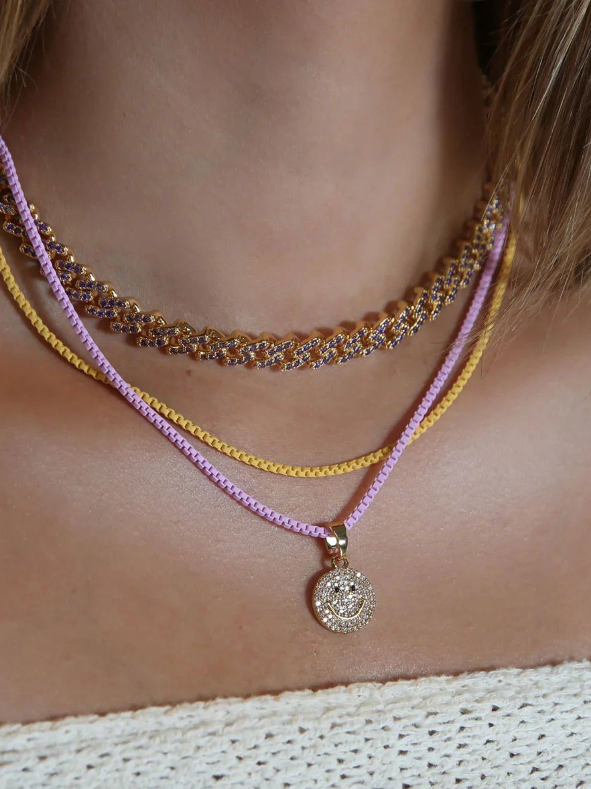 'Ms Vaxxine' 18k Gold Plated Charm Pendant