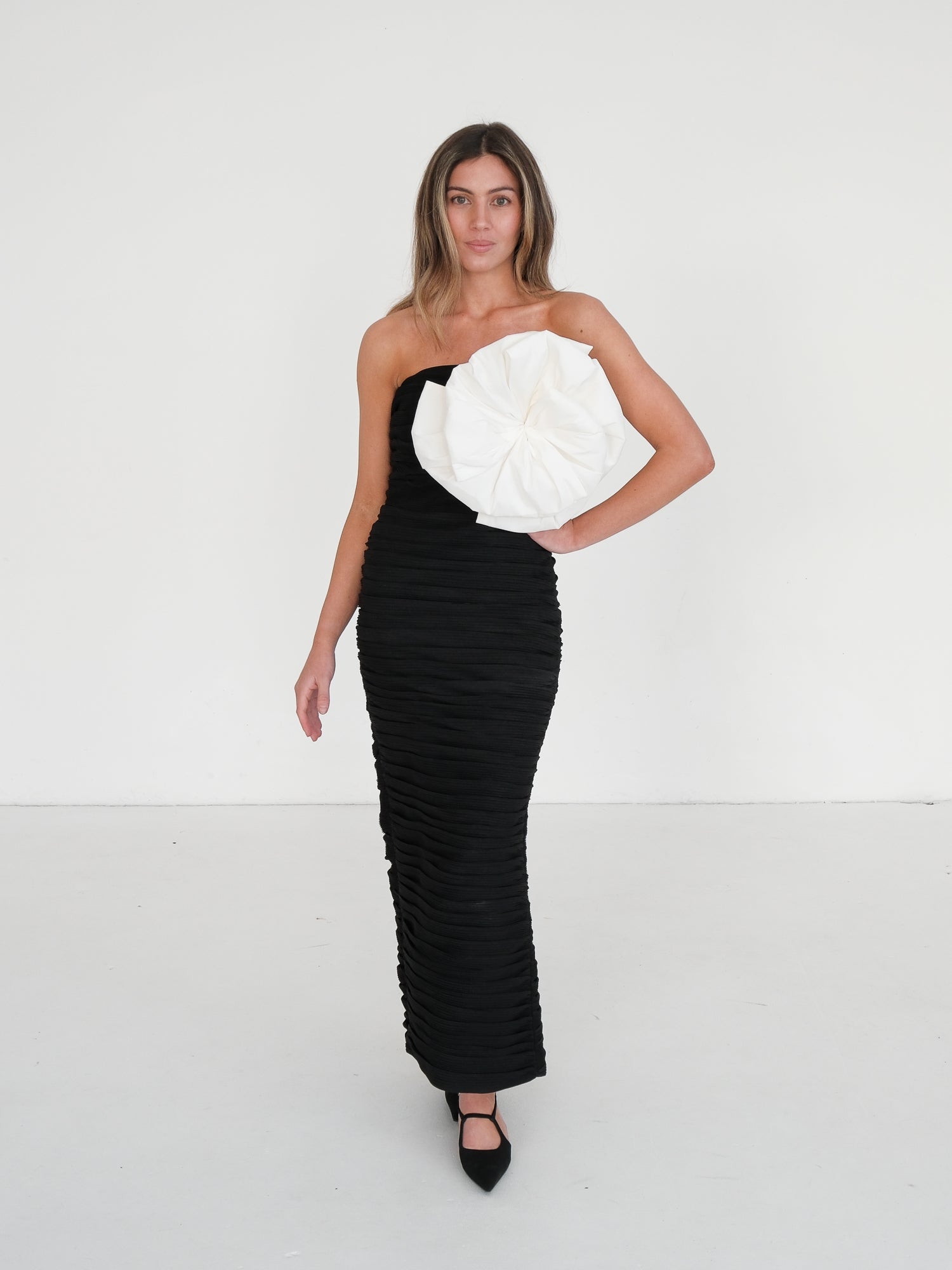 'Evana' Midi Dress, Size AU 8