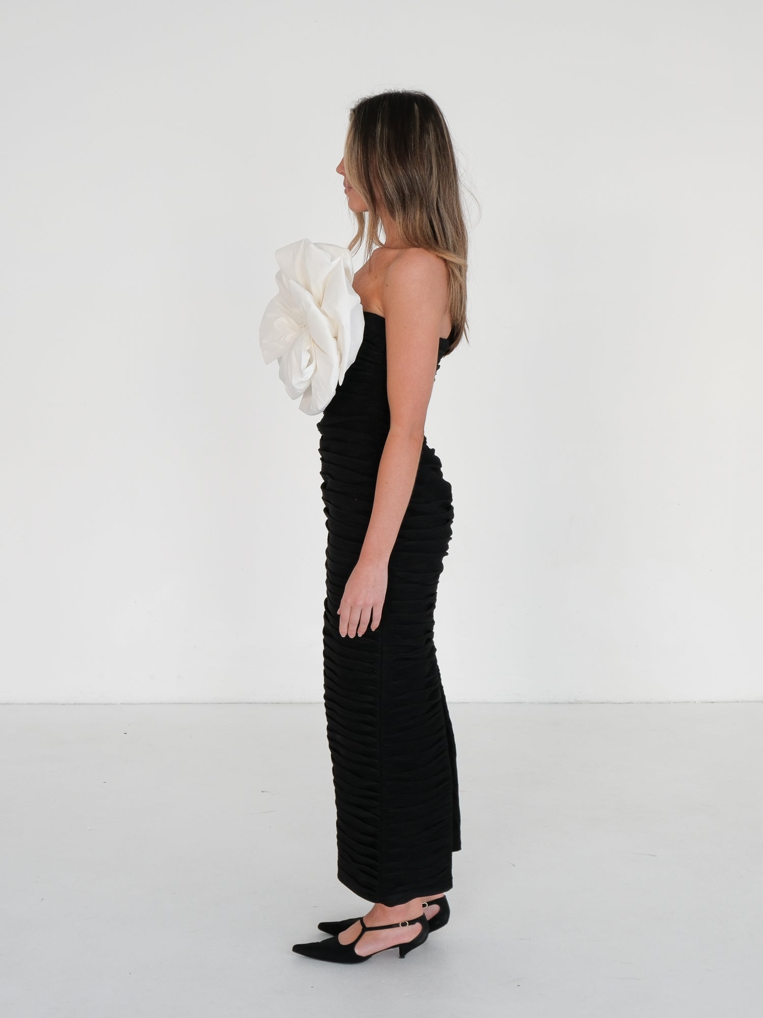 'Evana' Midi Dress, Size AU 8