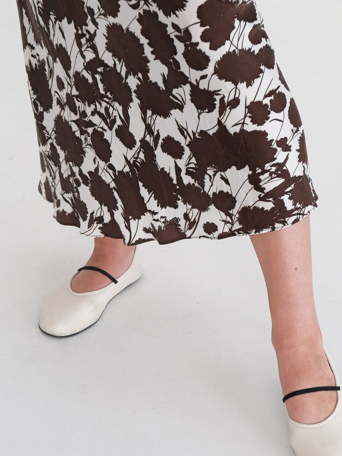'Ola' Floral Print Midi Skirt, Size XS